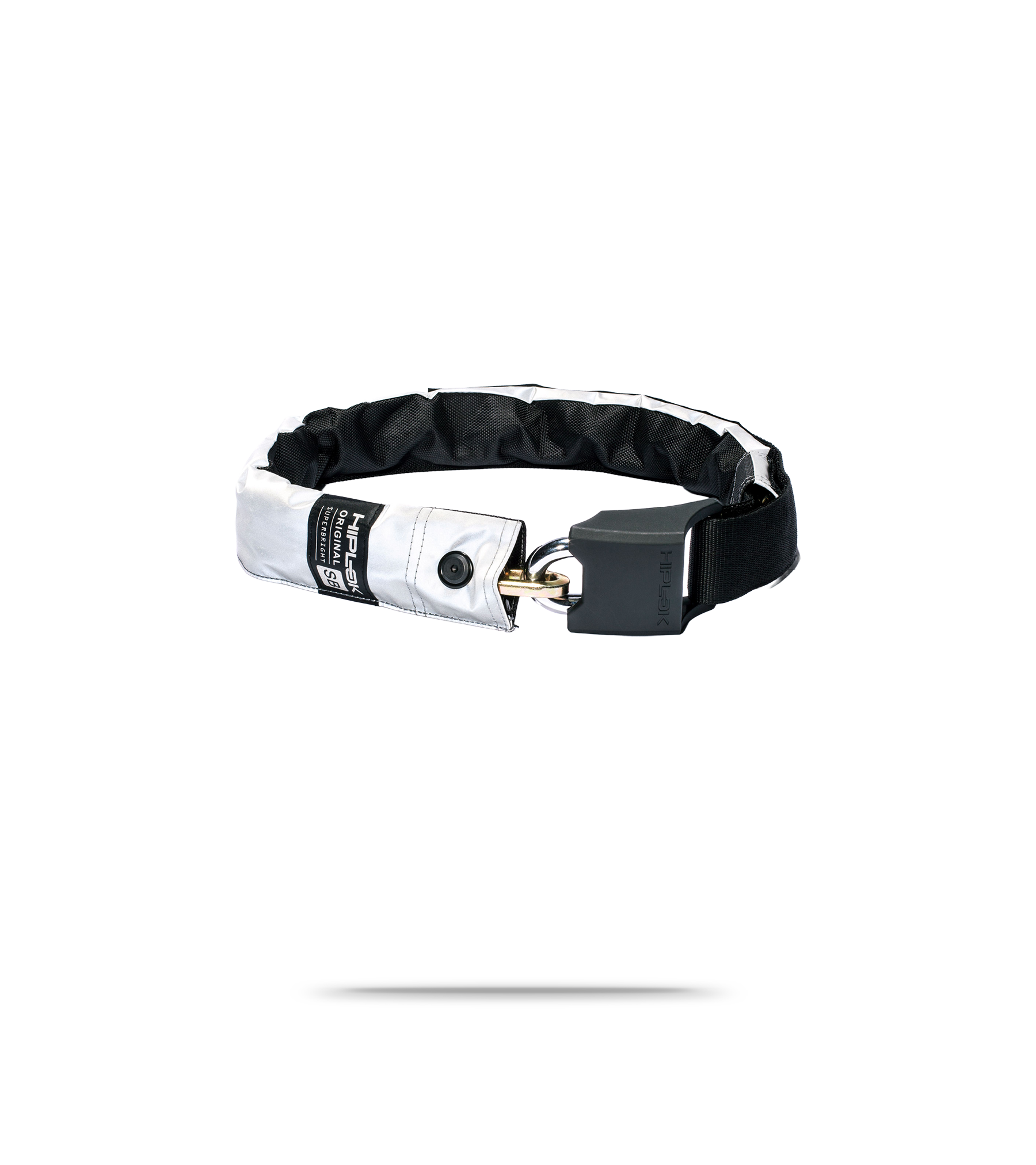 V1.5 Superbright Wearable Chain Lock Sold Secure Silver