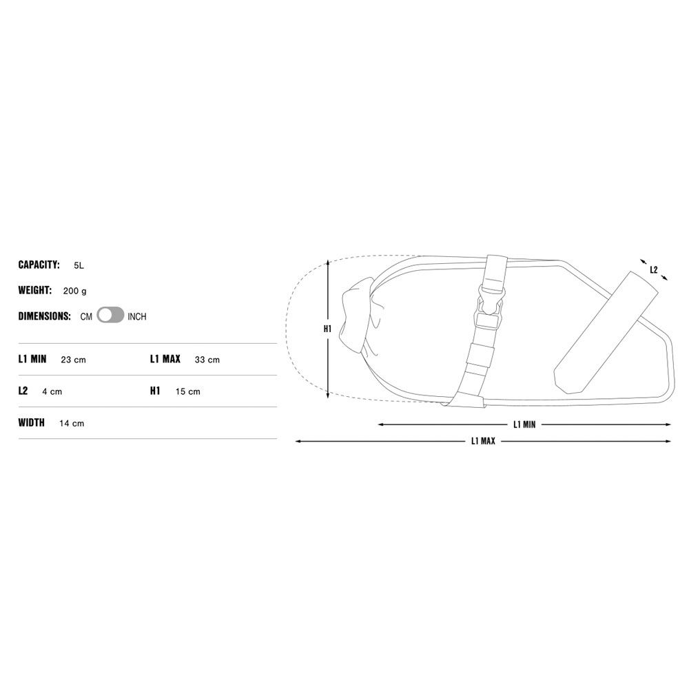 Racing Saddle Pack 5L