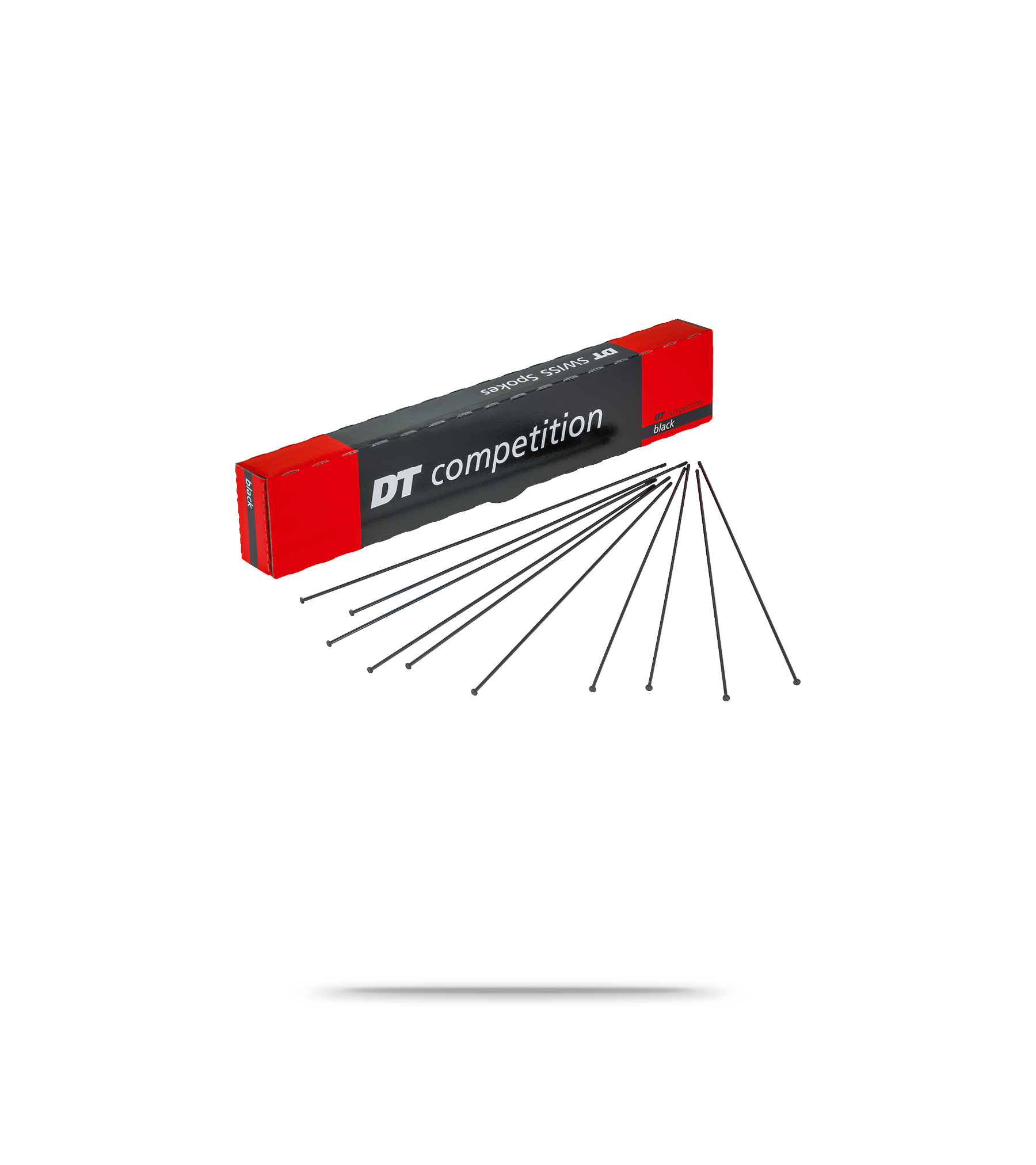 Competition Double Butted Straight Pull Spoke - Black