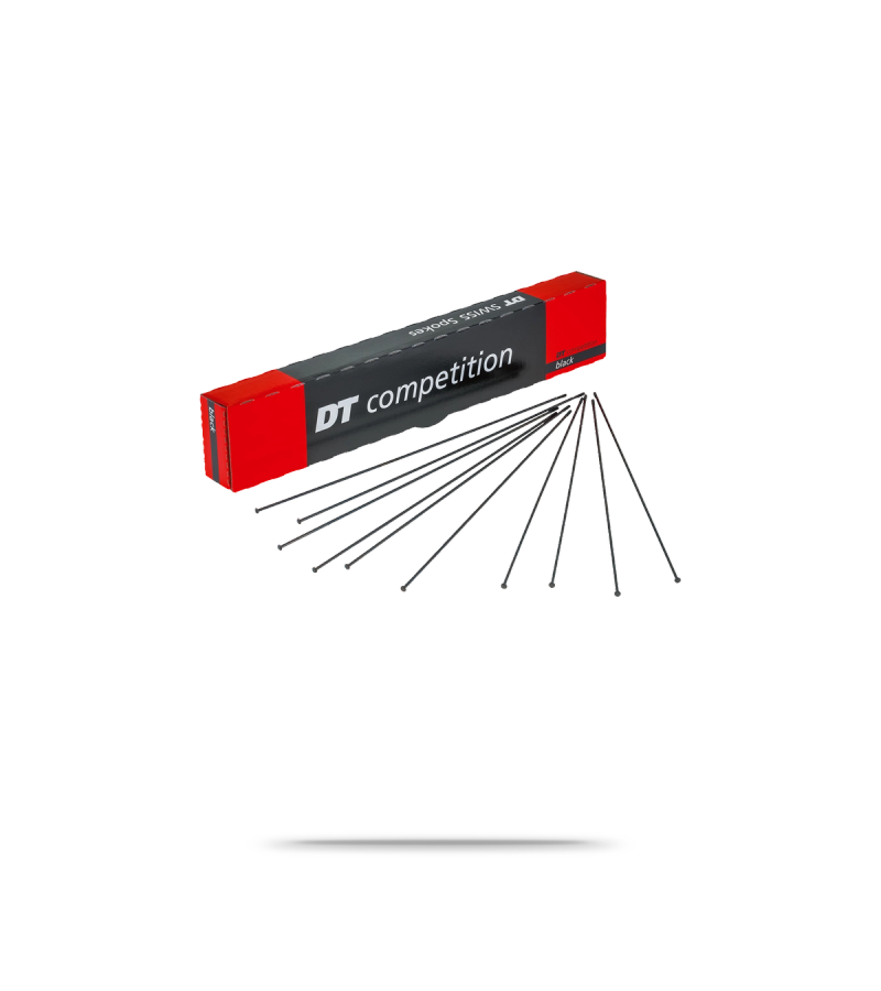 Competition Double Butted Straight Pull Spoke - Black
