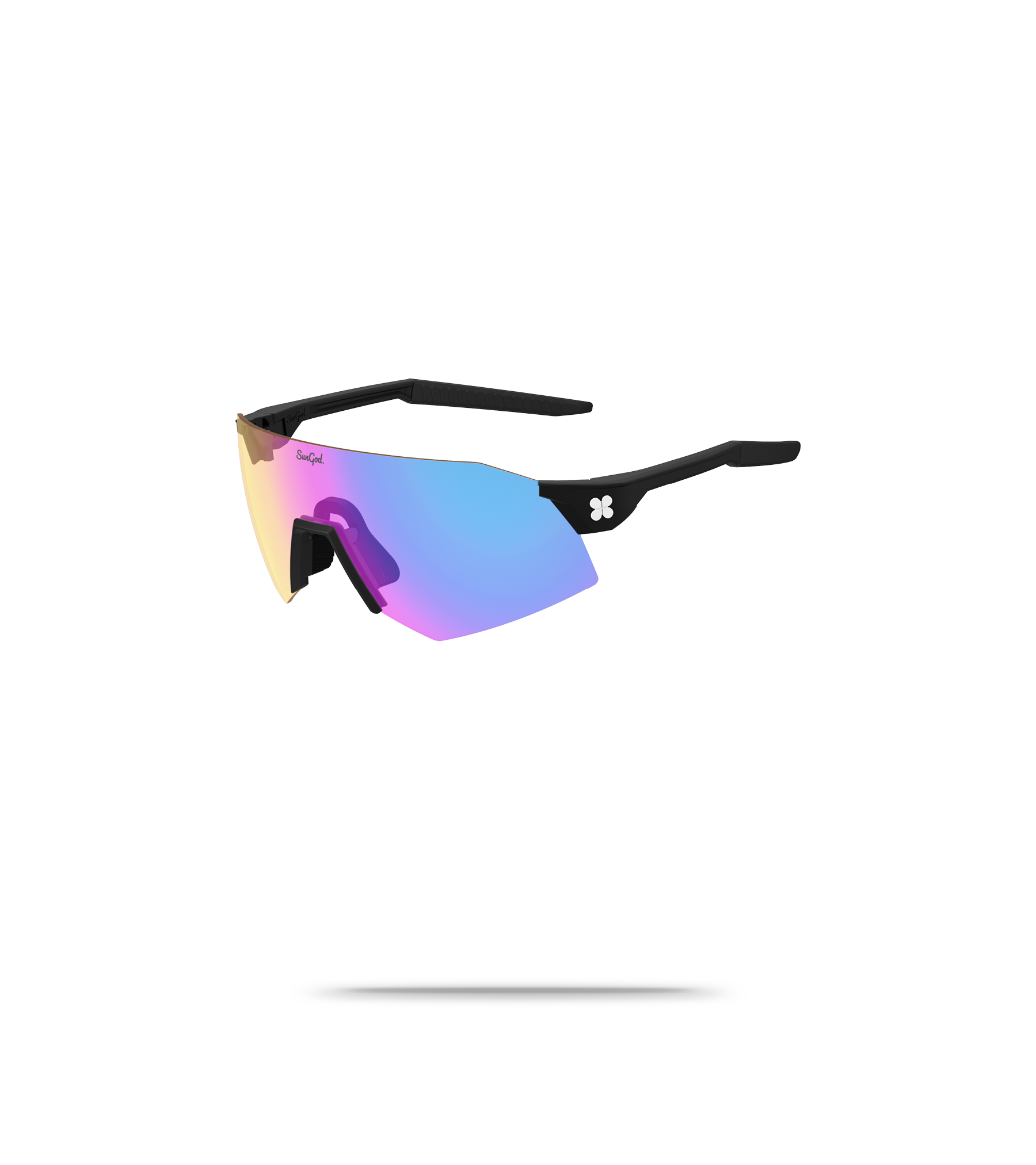 Matte Black - Iris HV Blue Lens