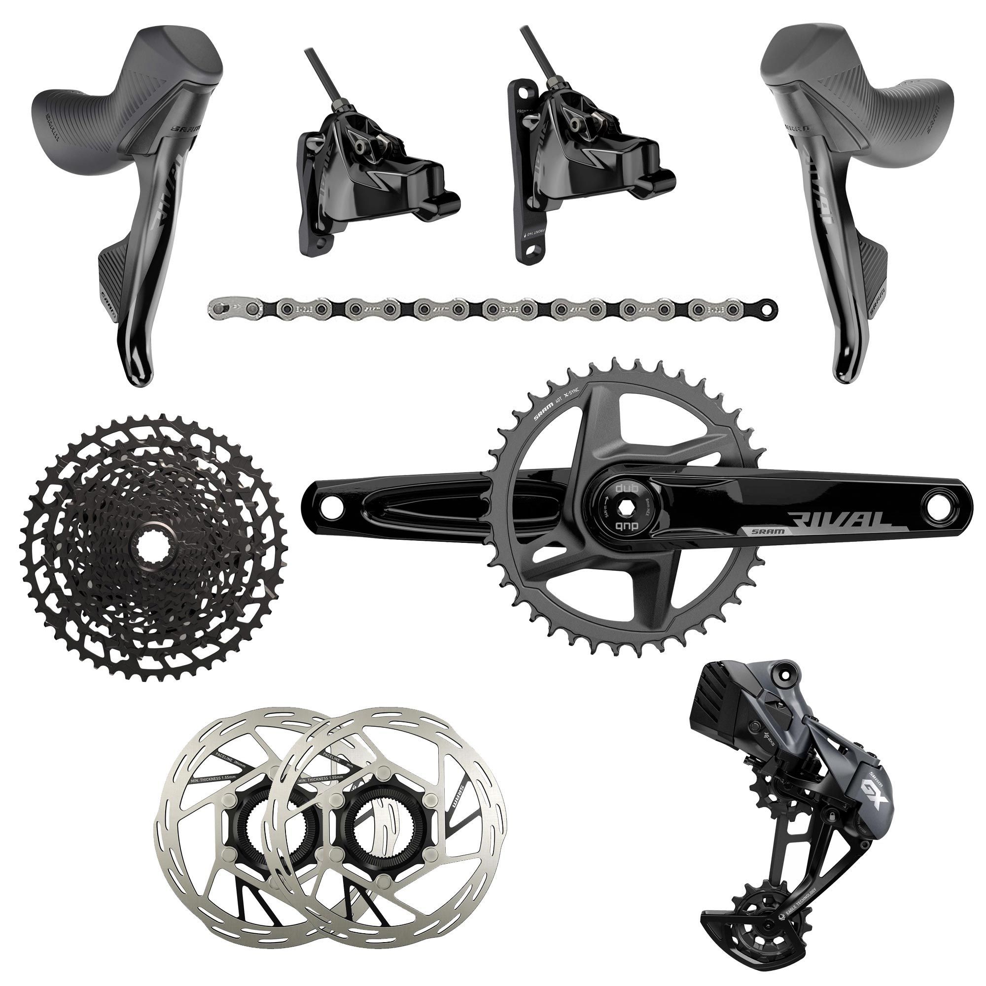 Rival GX Eagle eTap AXS Mullet HRD Groupset