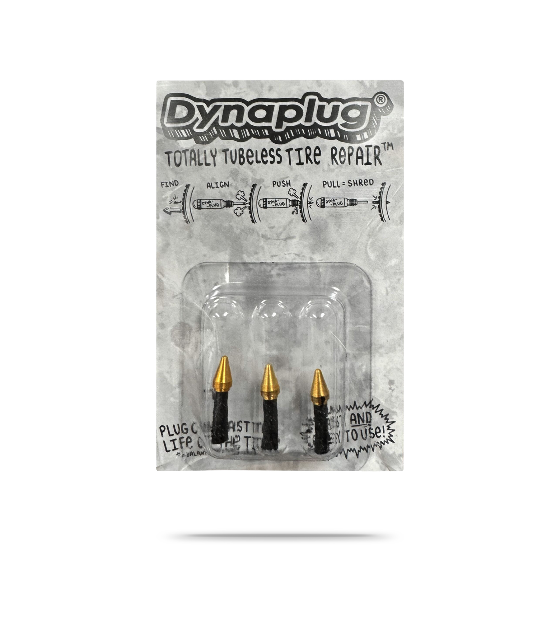 Soft Nose Tip Tubeless Repair Plugs 3 Pack
