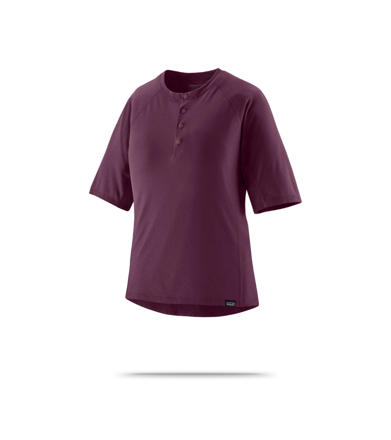 Cap Cool Trail Bike Henley Womens T-Shirt