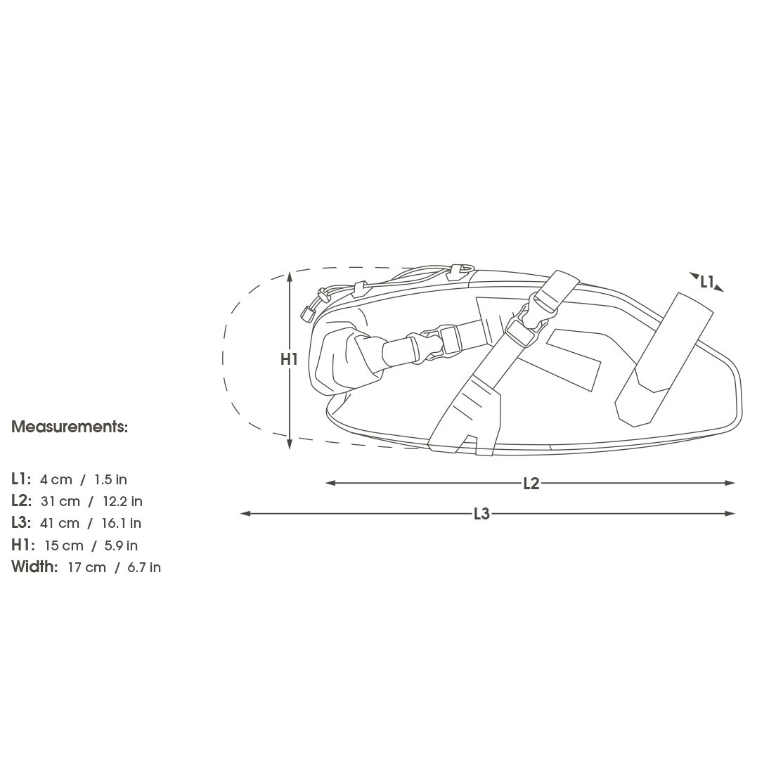 Expedition Saddle Pack 9L