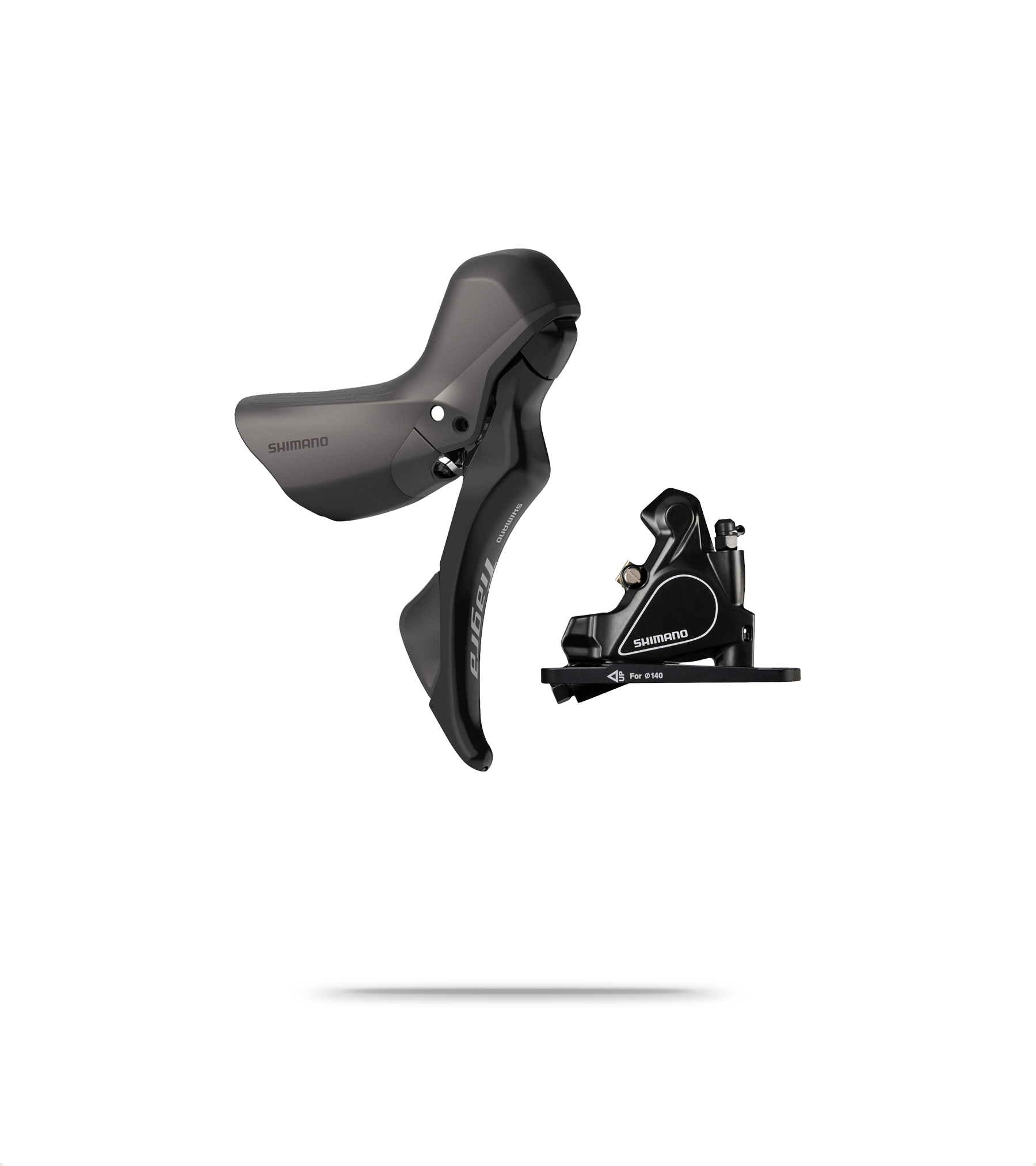 ST-R4020 Tiagra 2-speed STI bled with BR-RS405 flat mount calliper