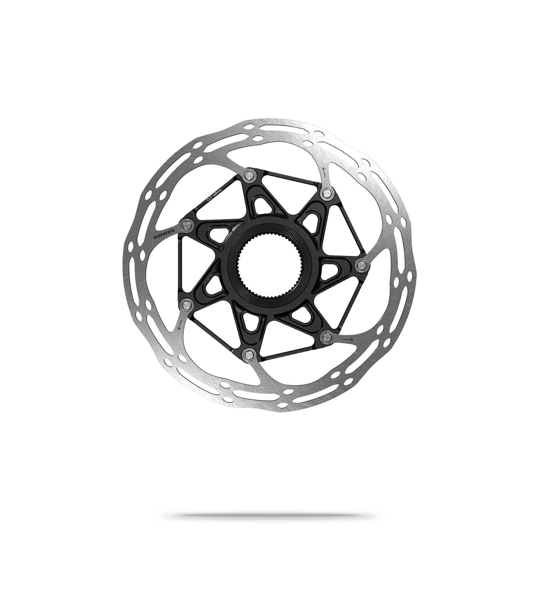 Centerline 2 Piece Center-Lock Rounded Disc Brake Rotor