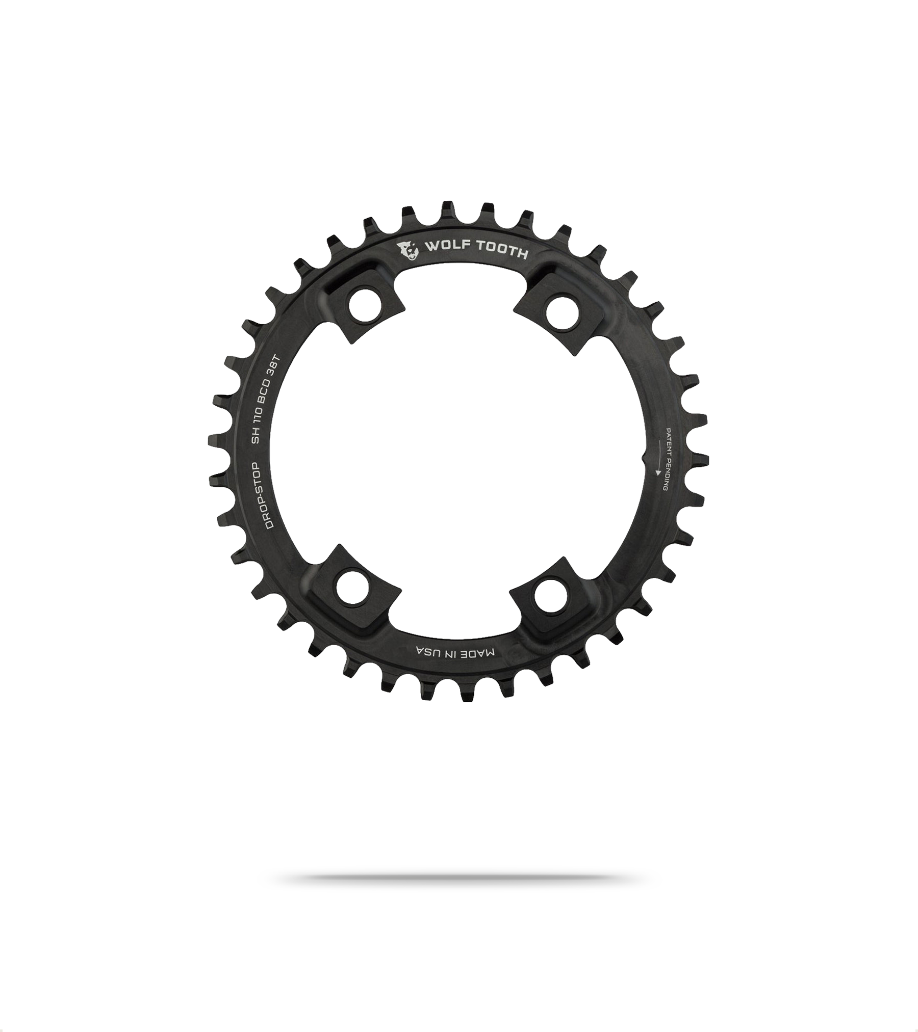 110 BCD Asymmetric 4 Bolt Chainring - Shimano