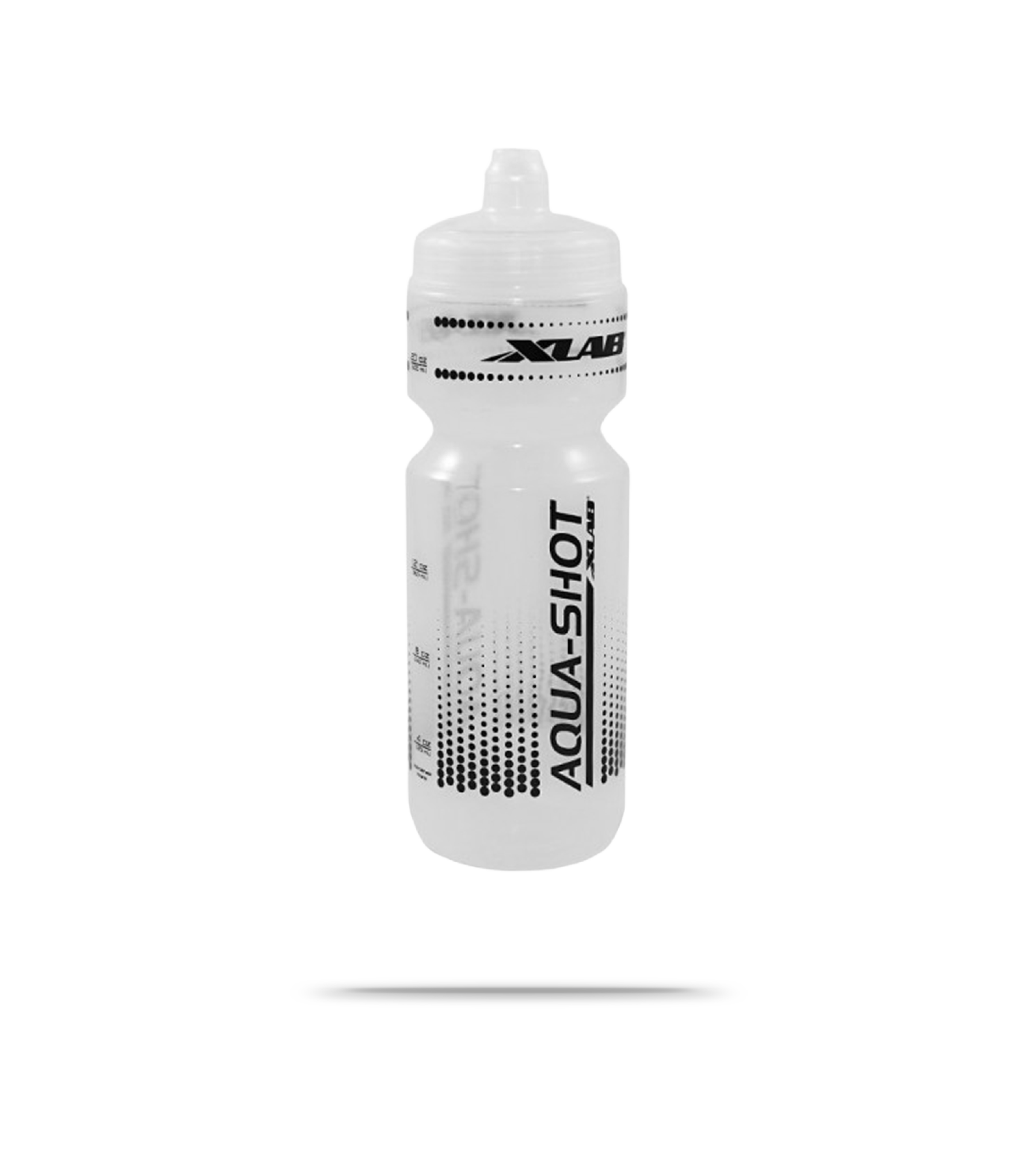 Aqua Shot 25oz Bottle with Clear Cap