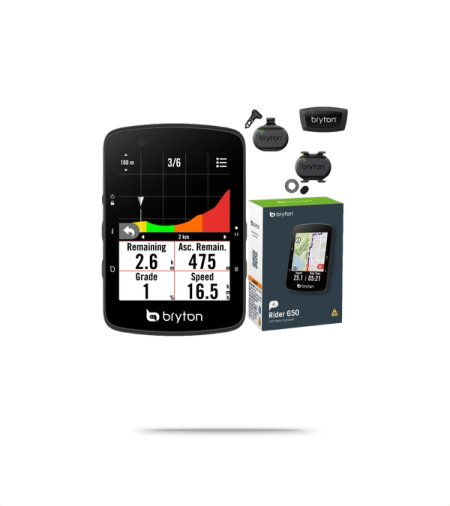 Rider 650 GPS Cycling Computer + Sensor Bundle