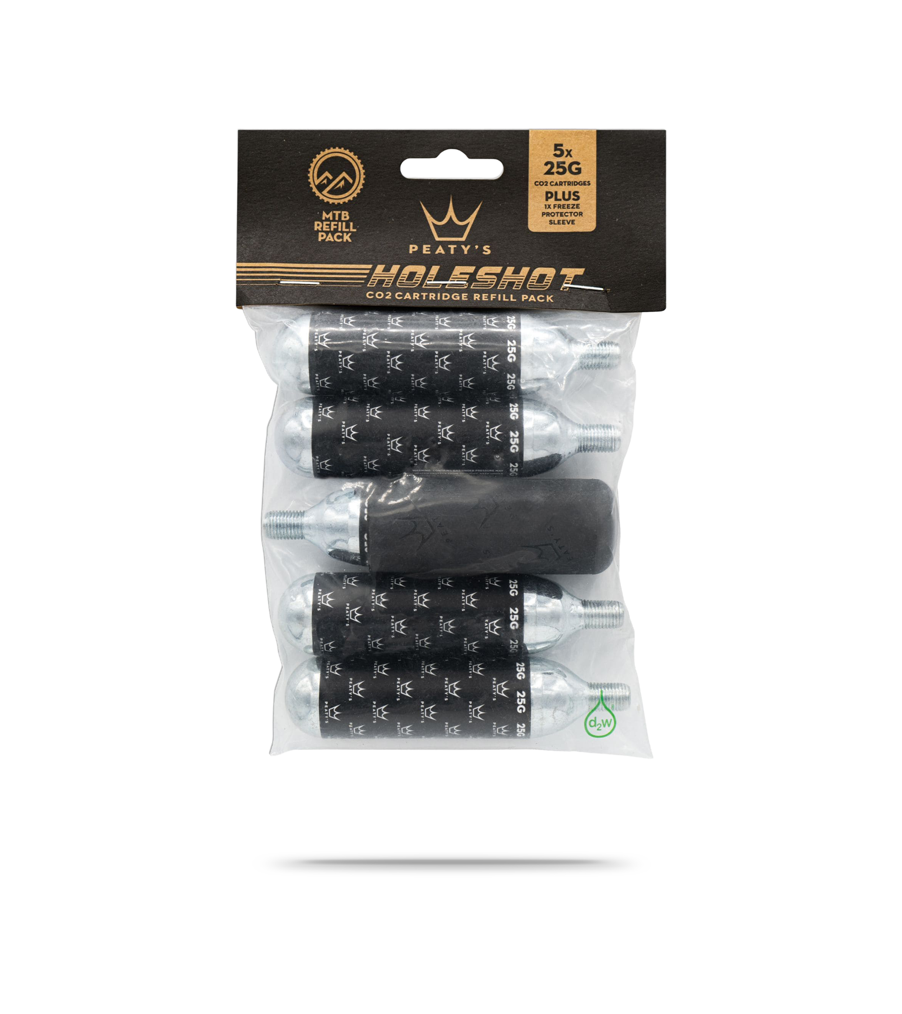 Holeshot CO2 Cartridge Refill 5 Pack 25g