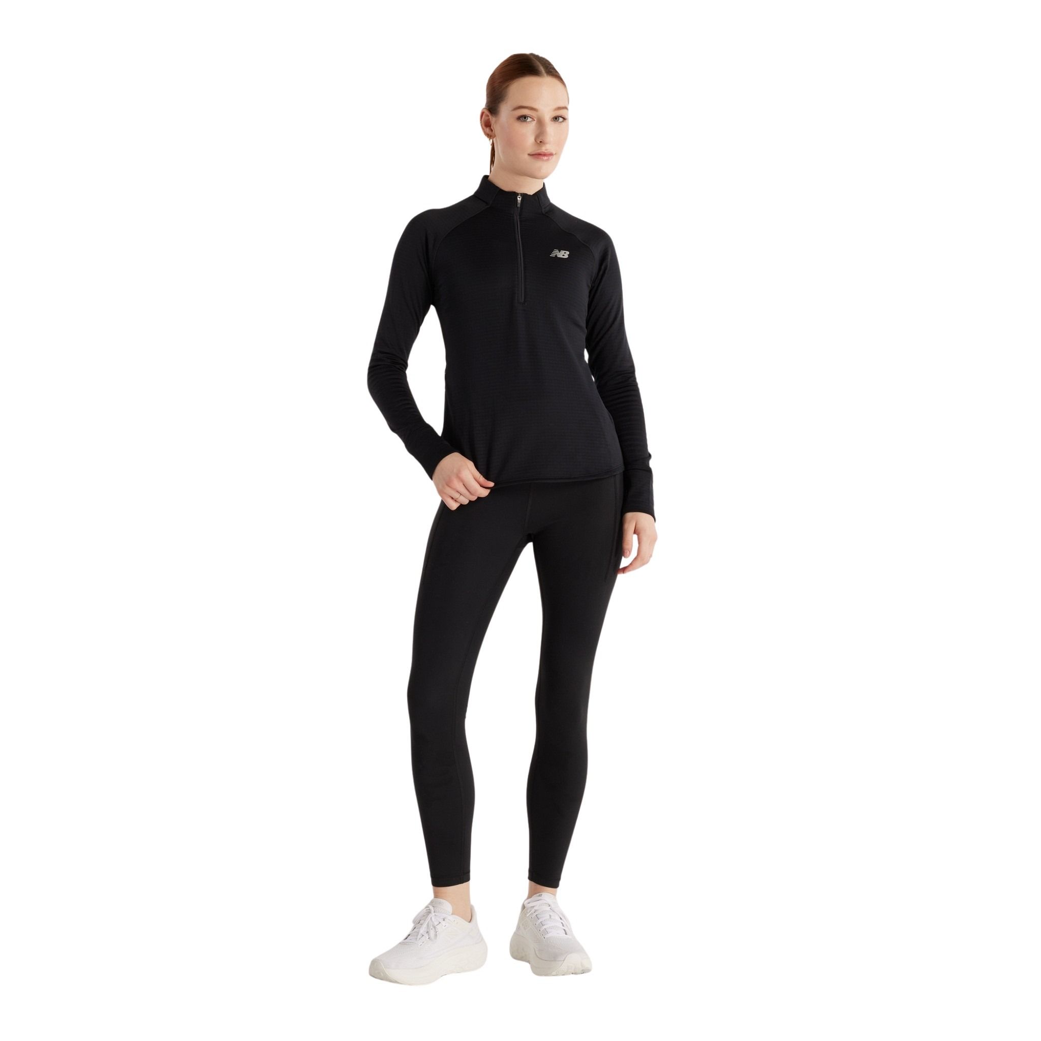 Women's Athletics Heat Grid 1/2 Zip Long Sleeve Top