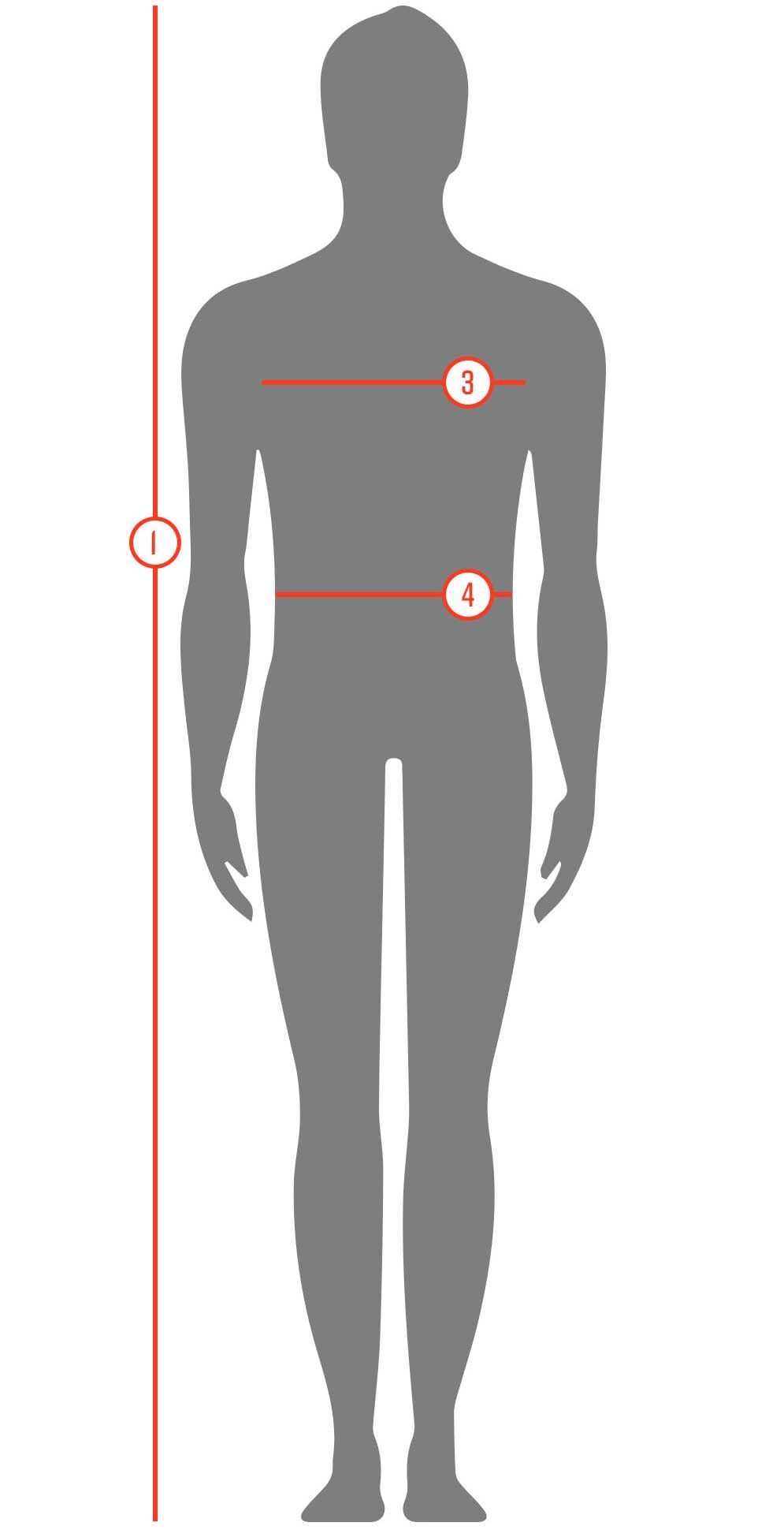 Zone3 Men's Tri Apparel Size Guide