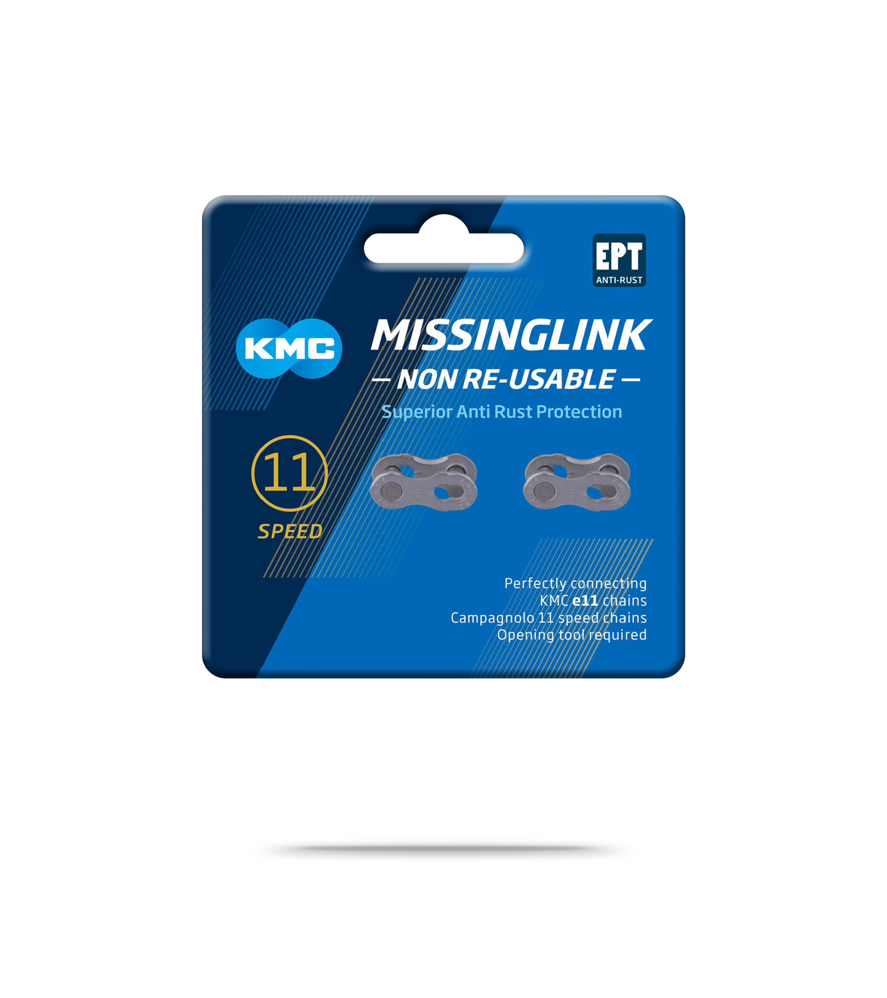 11x EPT Chain Links Silver