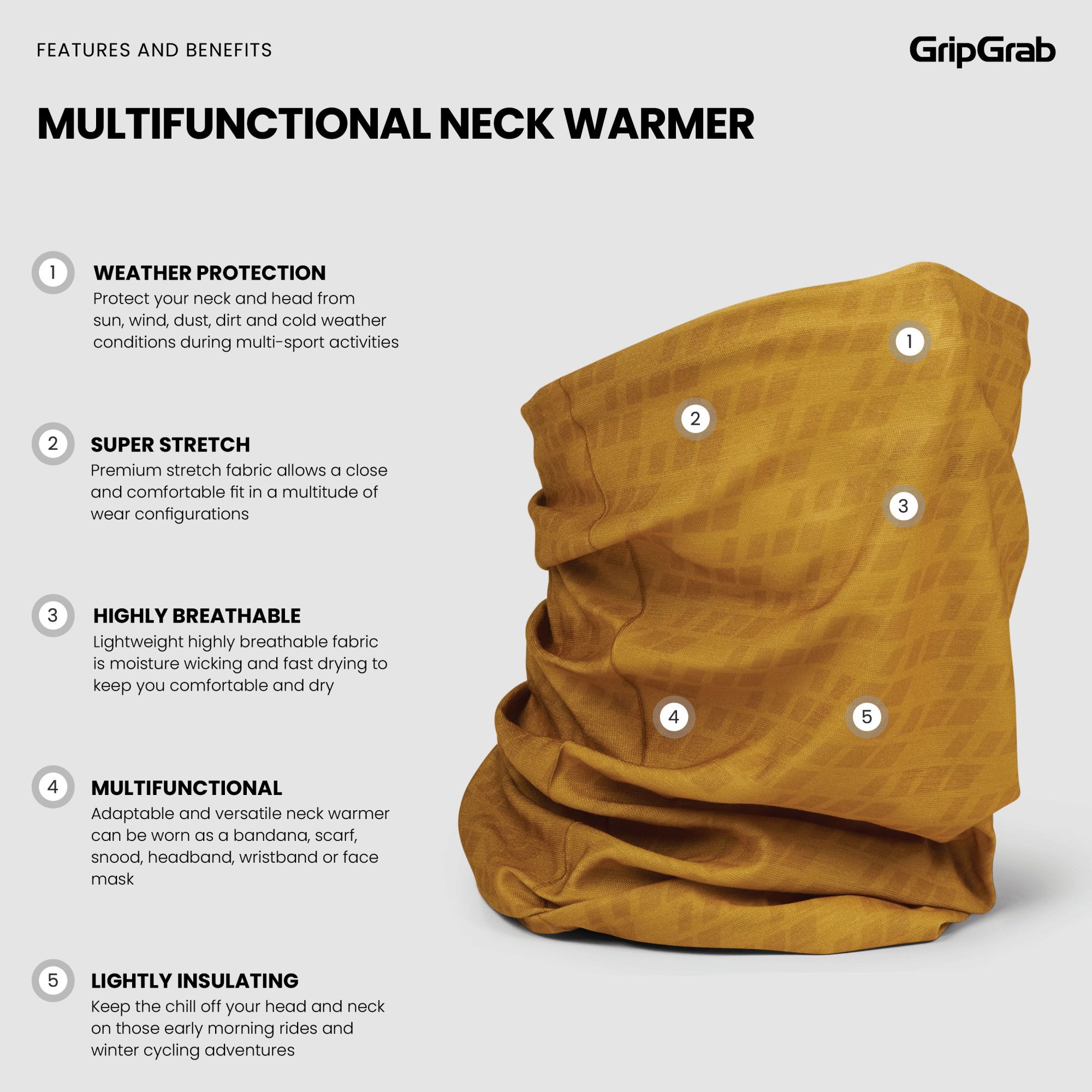 Multifunctional Neck Warmer