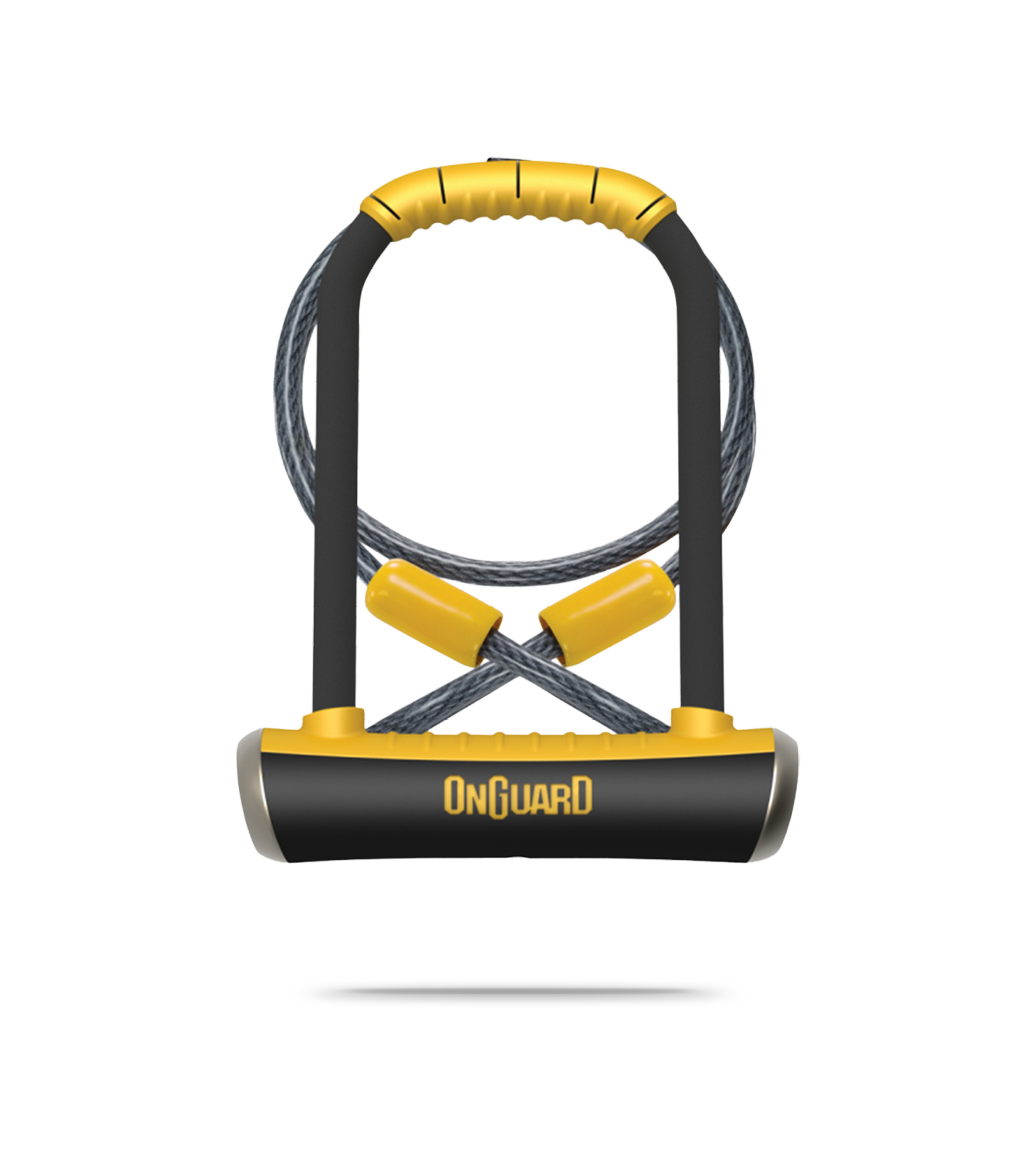 OnGuard Pitbull D-Lock Sold Secure Diamond & Cable