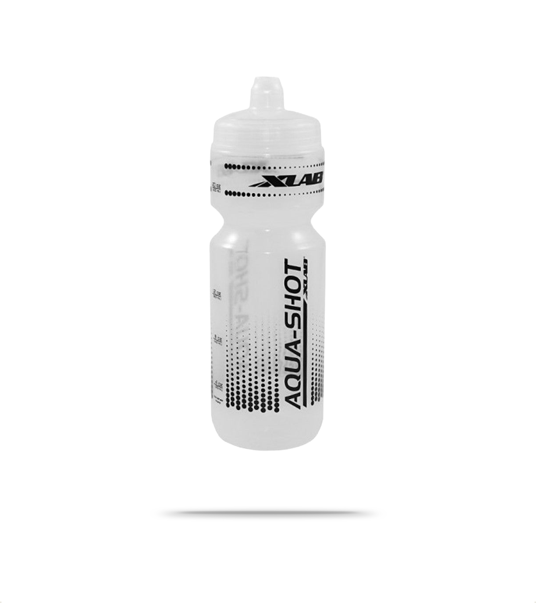 Aqua Shot 25oz Bottle with Clear Cap