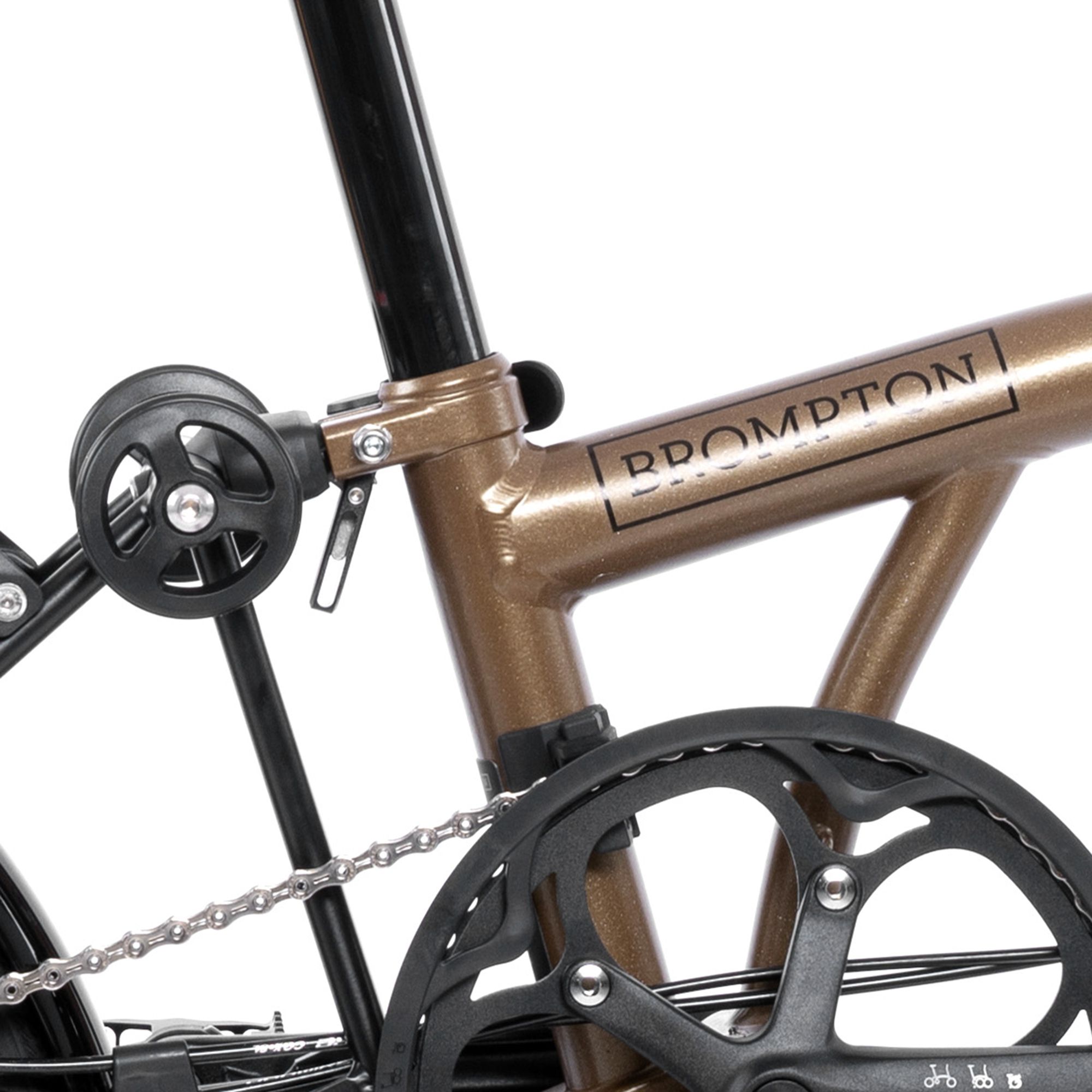 P Line 4 Speed Mid Bar Folding Bike 2025