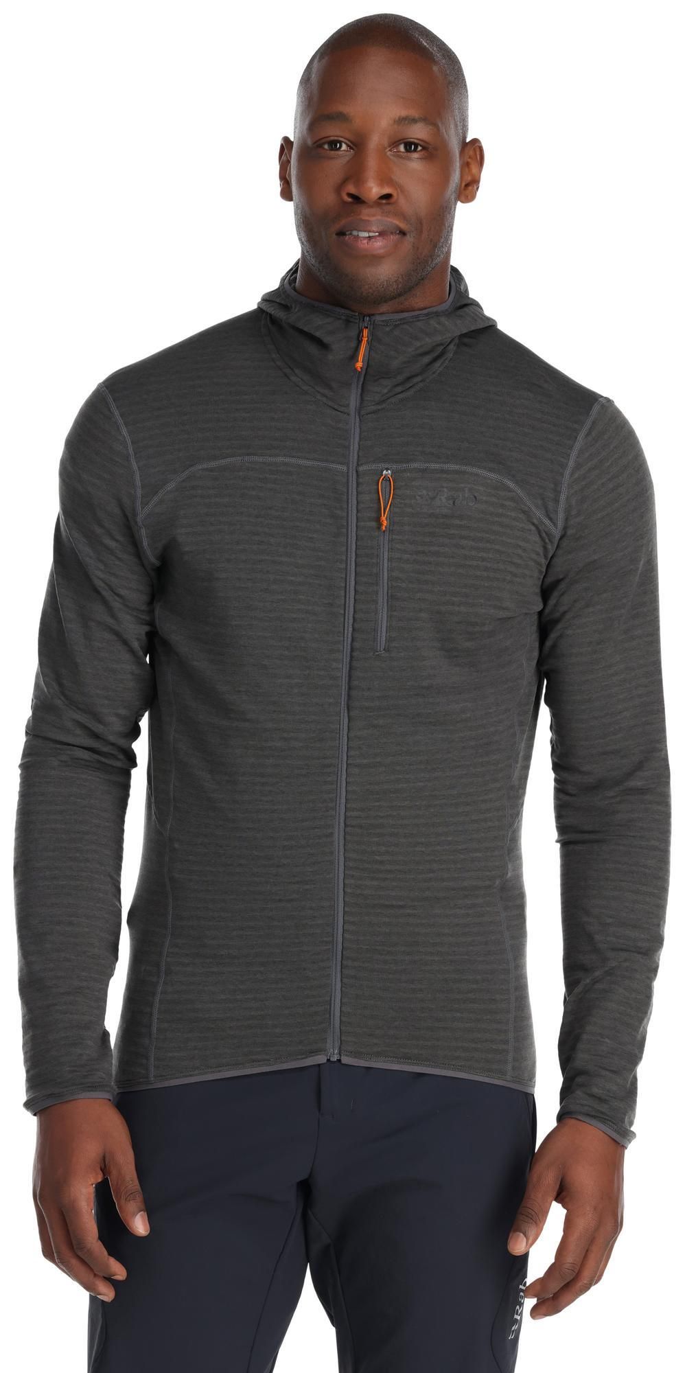 Ascendor Men's Fitted Light Zip-Up Hooded Jacket