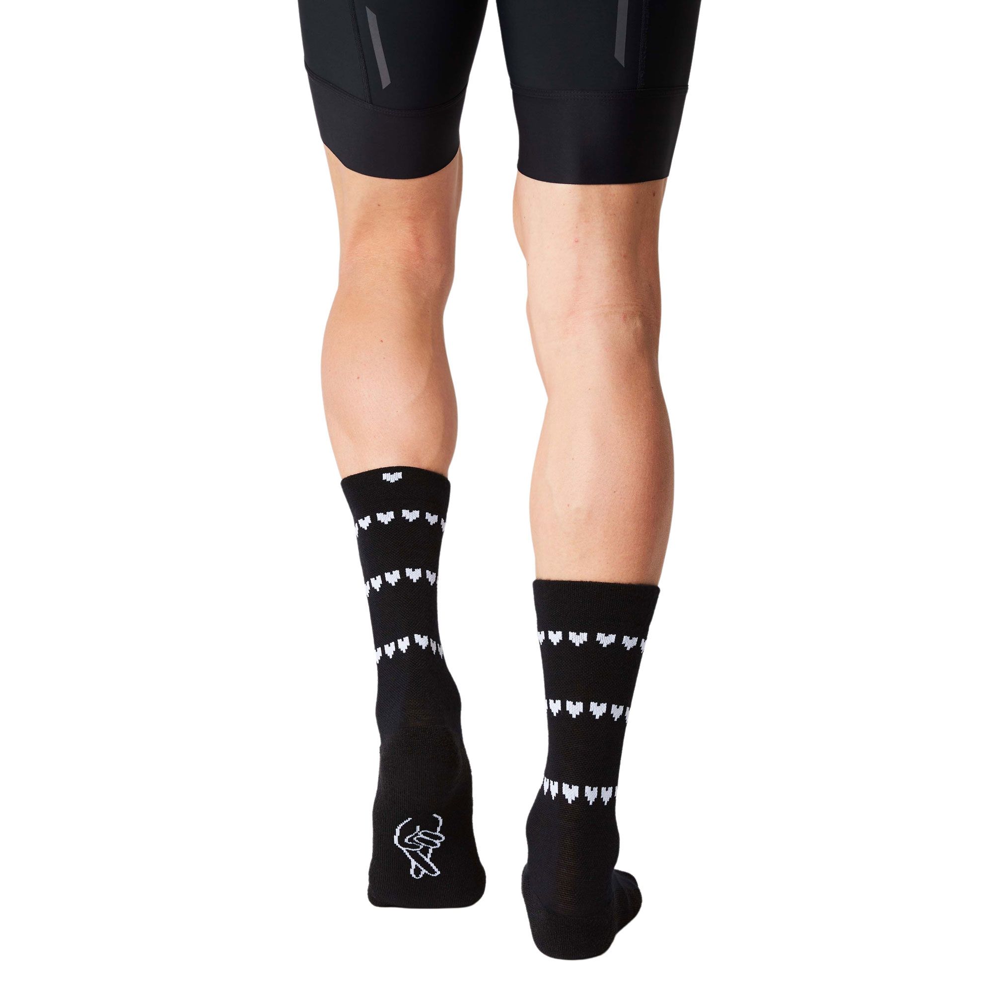 Merino Heart Winter Cycling Socks