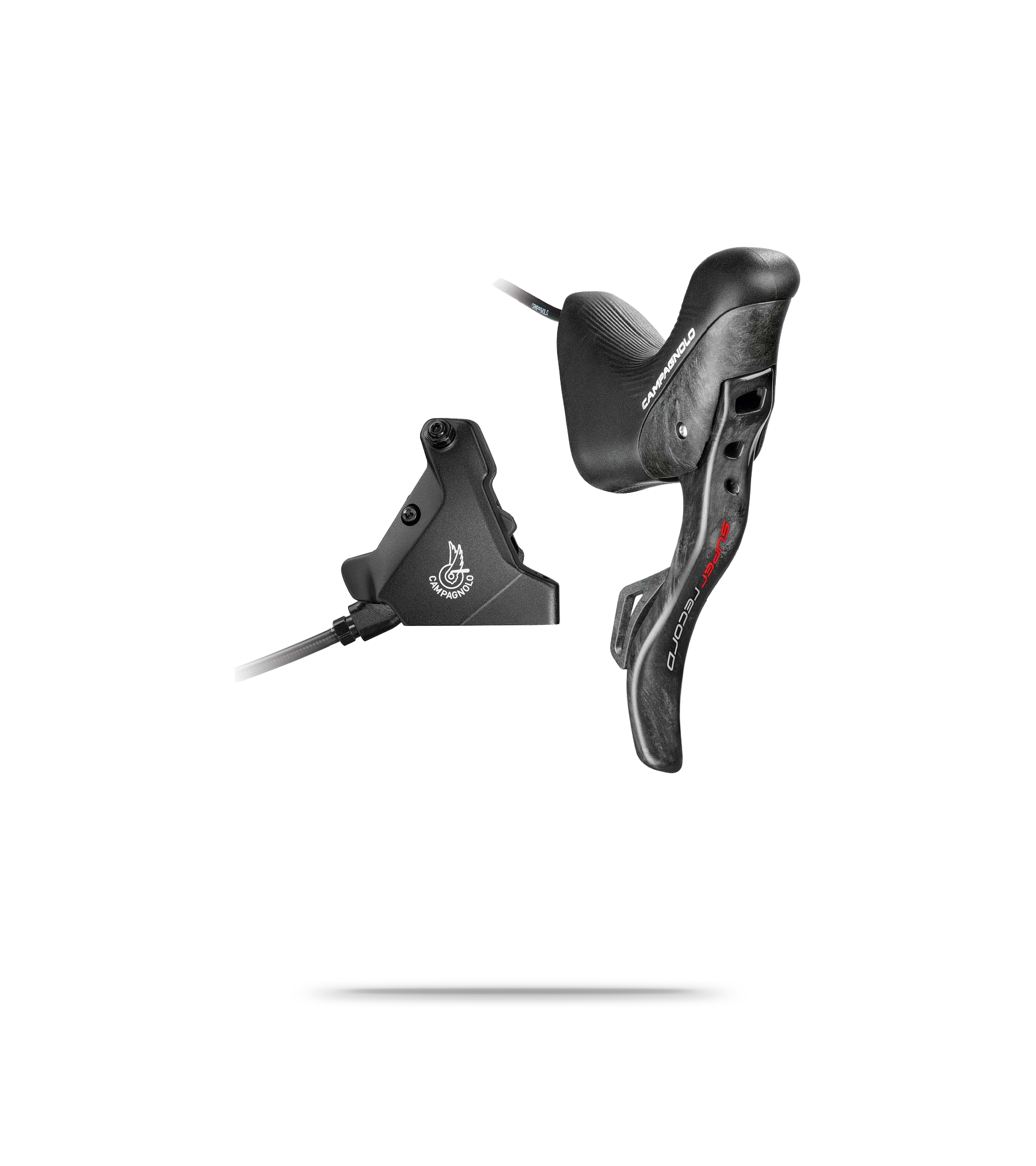 Super Record EPS 12 Speed Right Lever and 160 Rear Disc Caliper