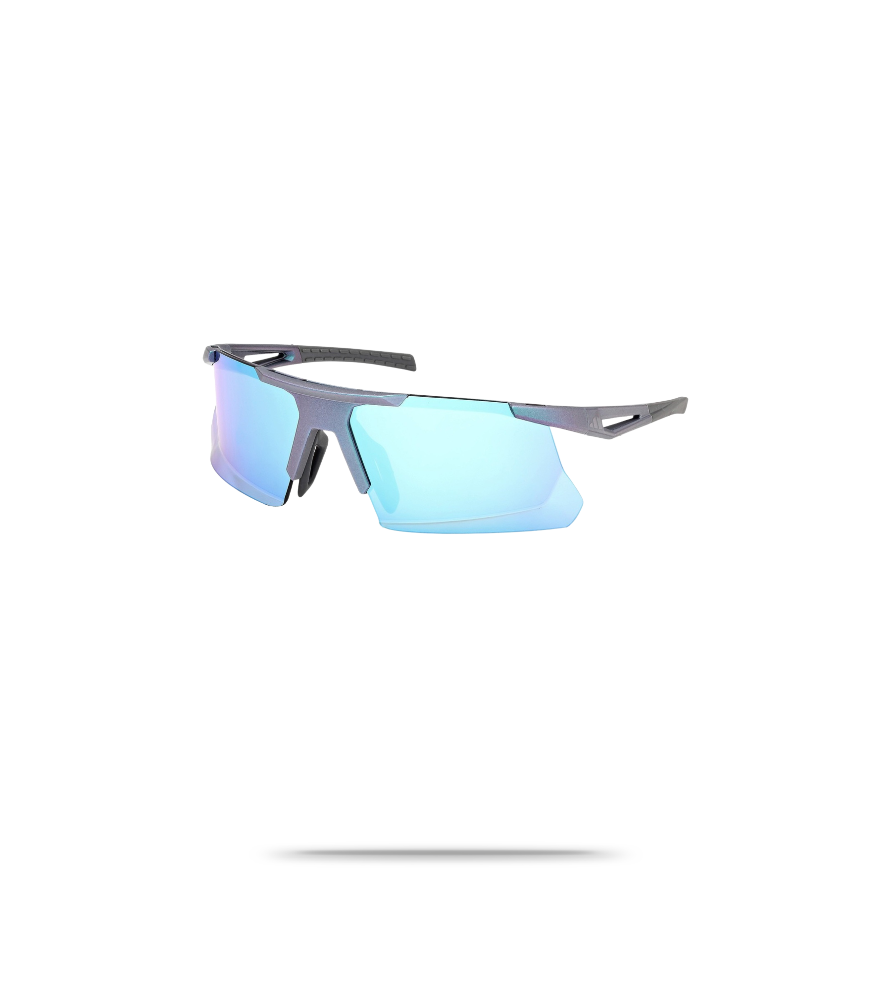 Matte Dark Green/Blue Mirror Lens