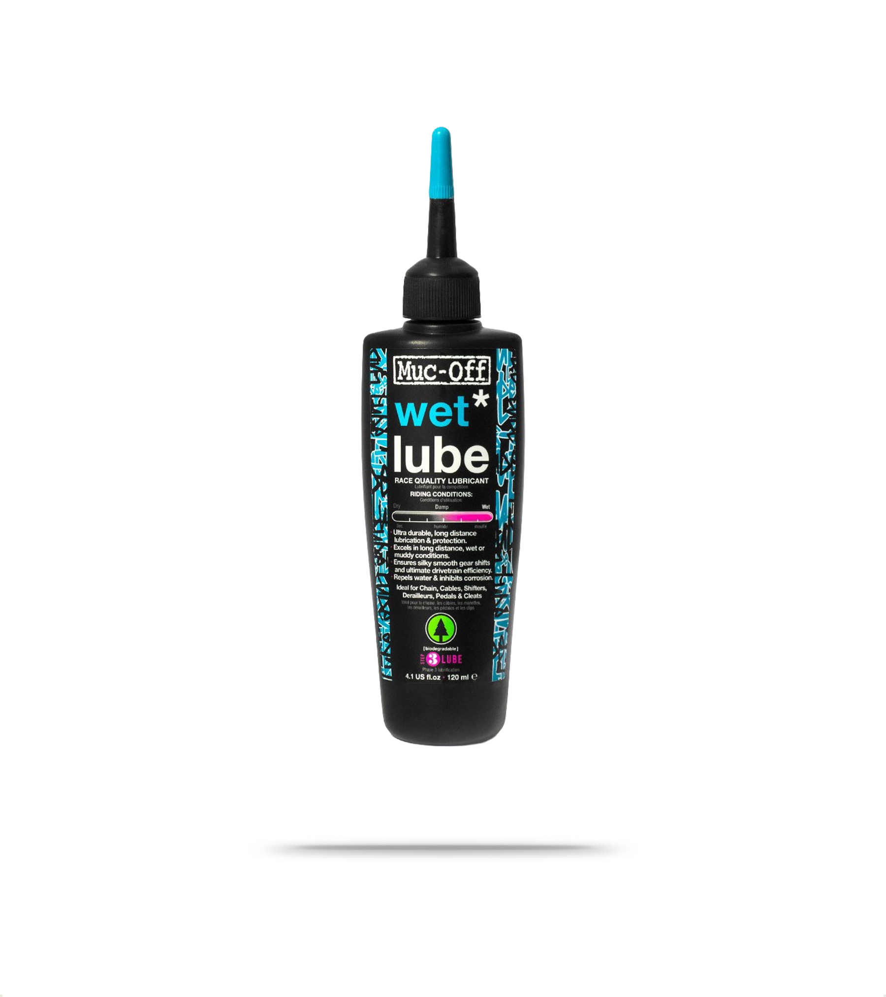 Wet Weather Lube for Bike Chains and Components 120ml