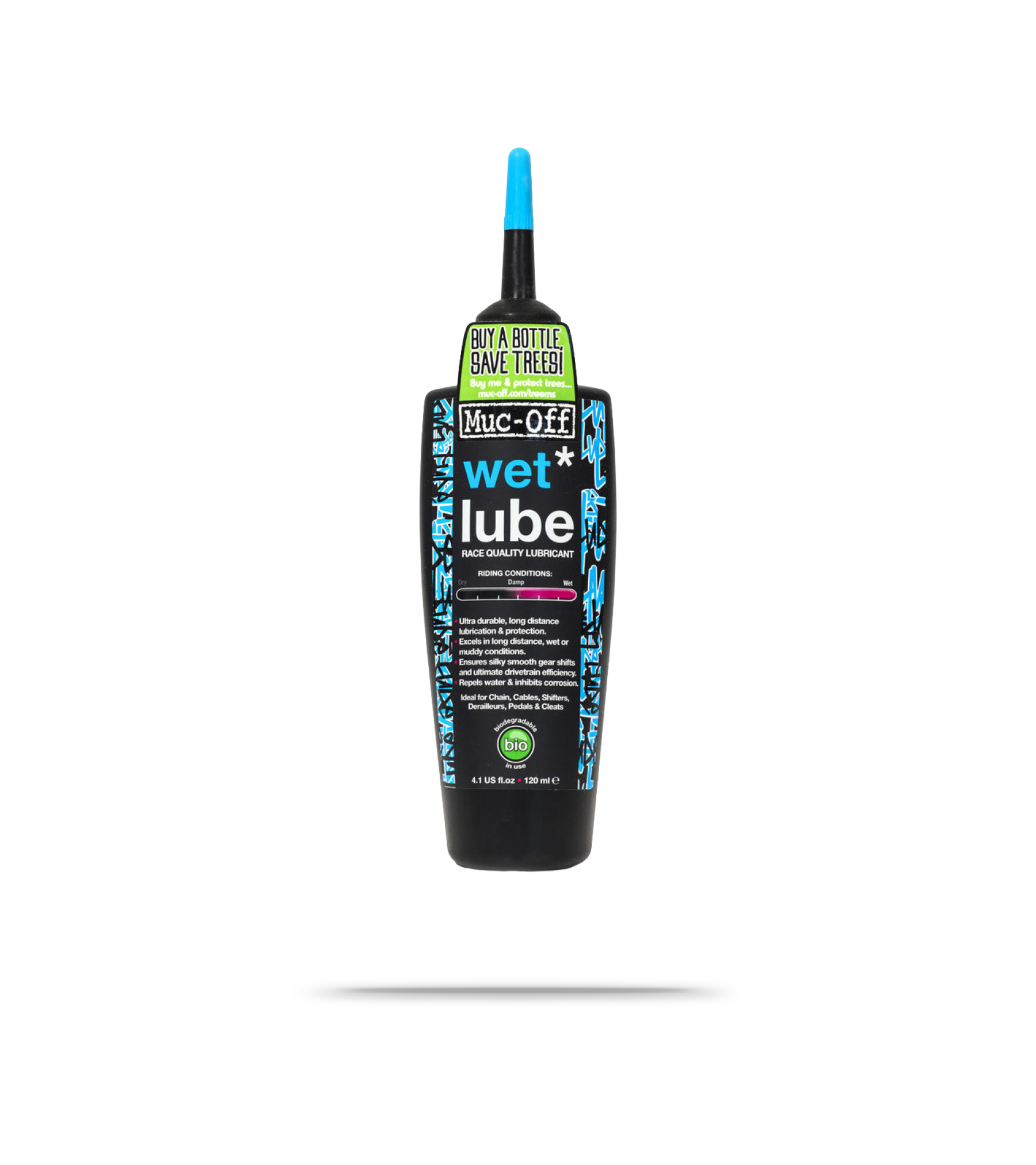 Wet Weather Lube for Bike Chains and Components 120ml