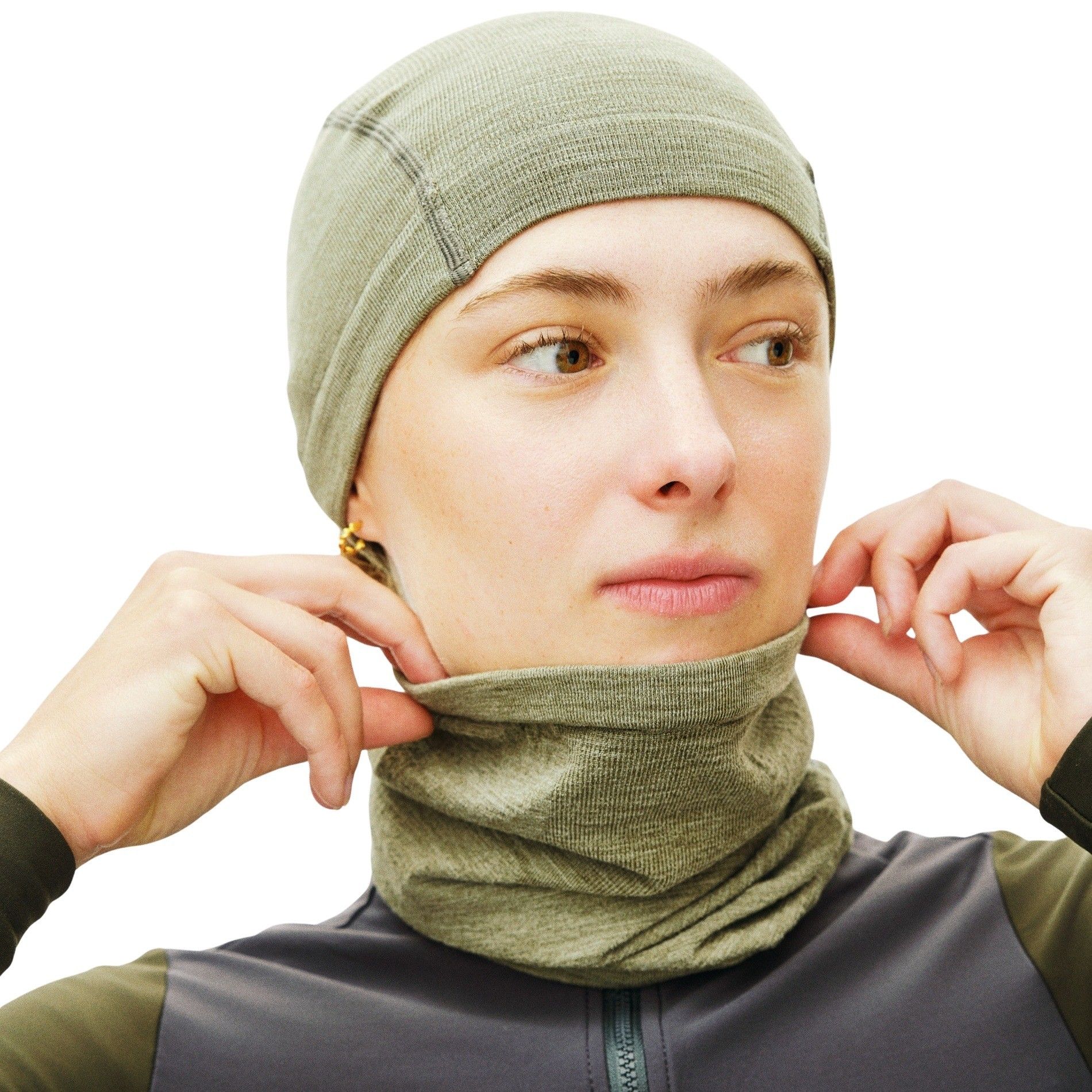 Logo Merino Knit Necktube