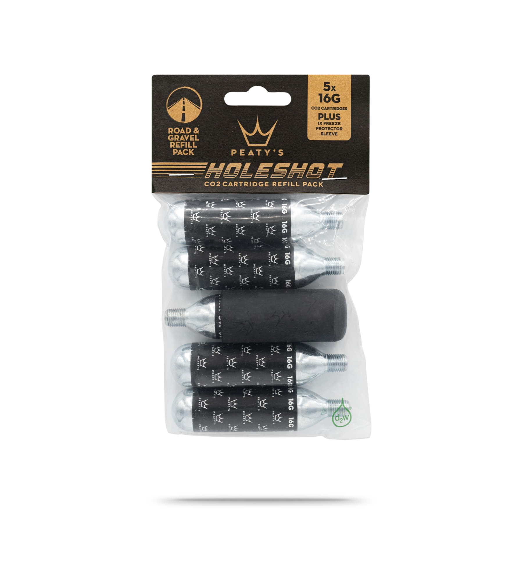 Holeshot CO2 Cartridge Refill 5 Pack 16g