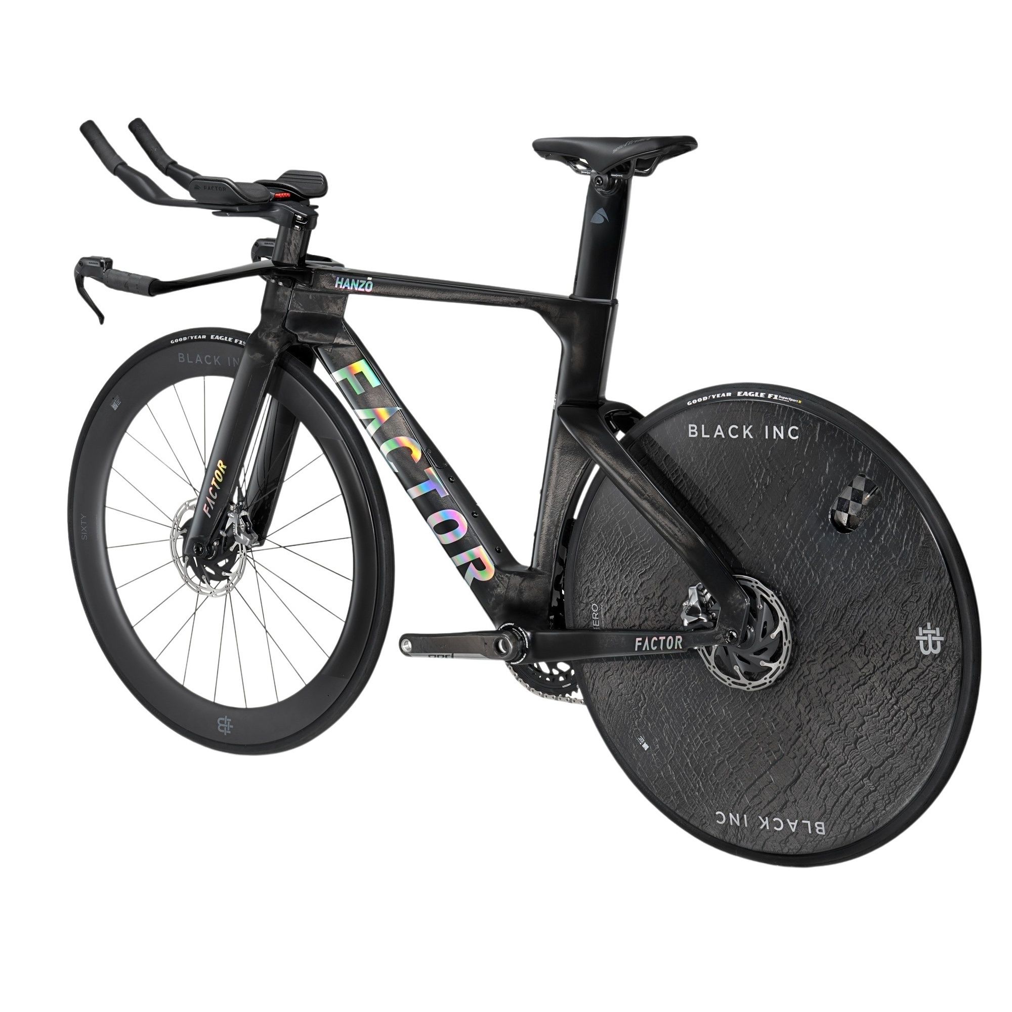 HANZO Red AXS Black Inc Zero/Three TT/Triathlon Bike