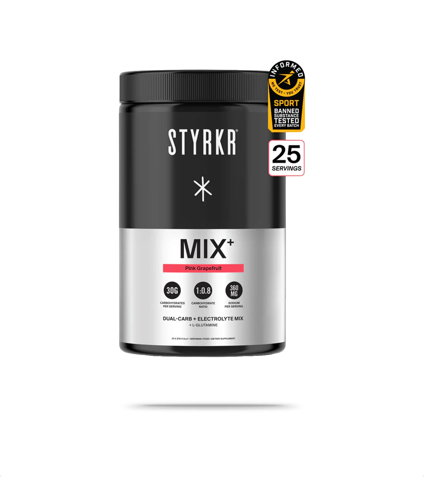 Styrkr MIX+ Dual-Carb & Electrolyte Mix Tub