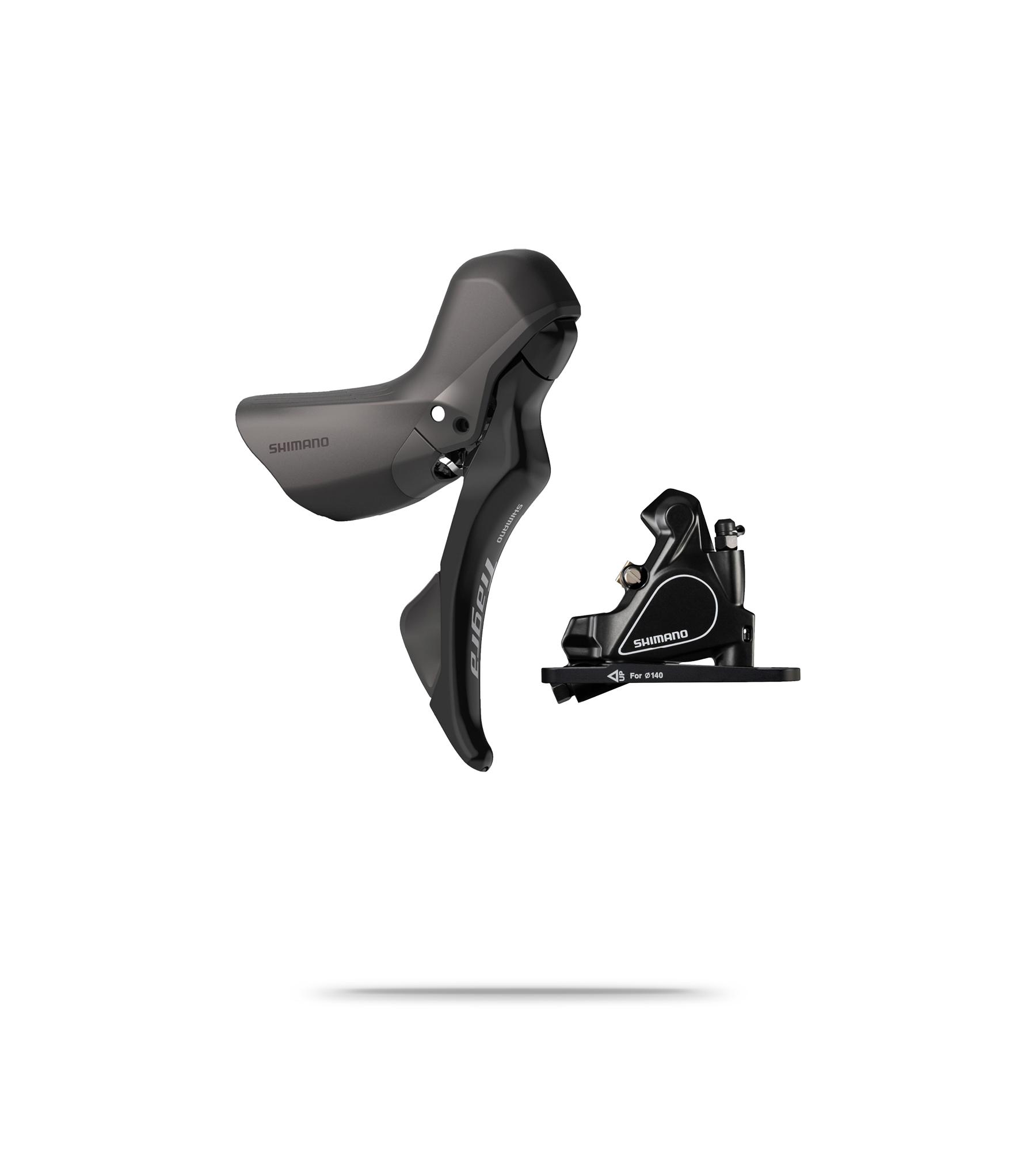 ST-R4020 Tiagra 2-speed STI bled with BR-RS405 flat mount calliper