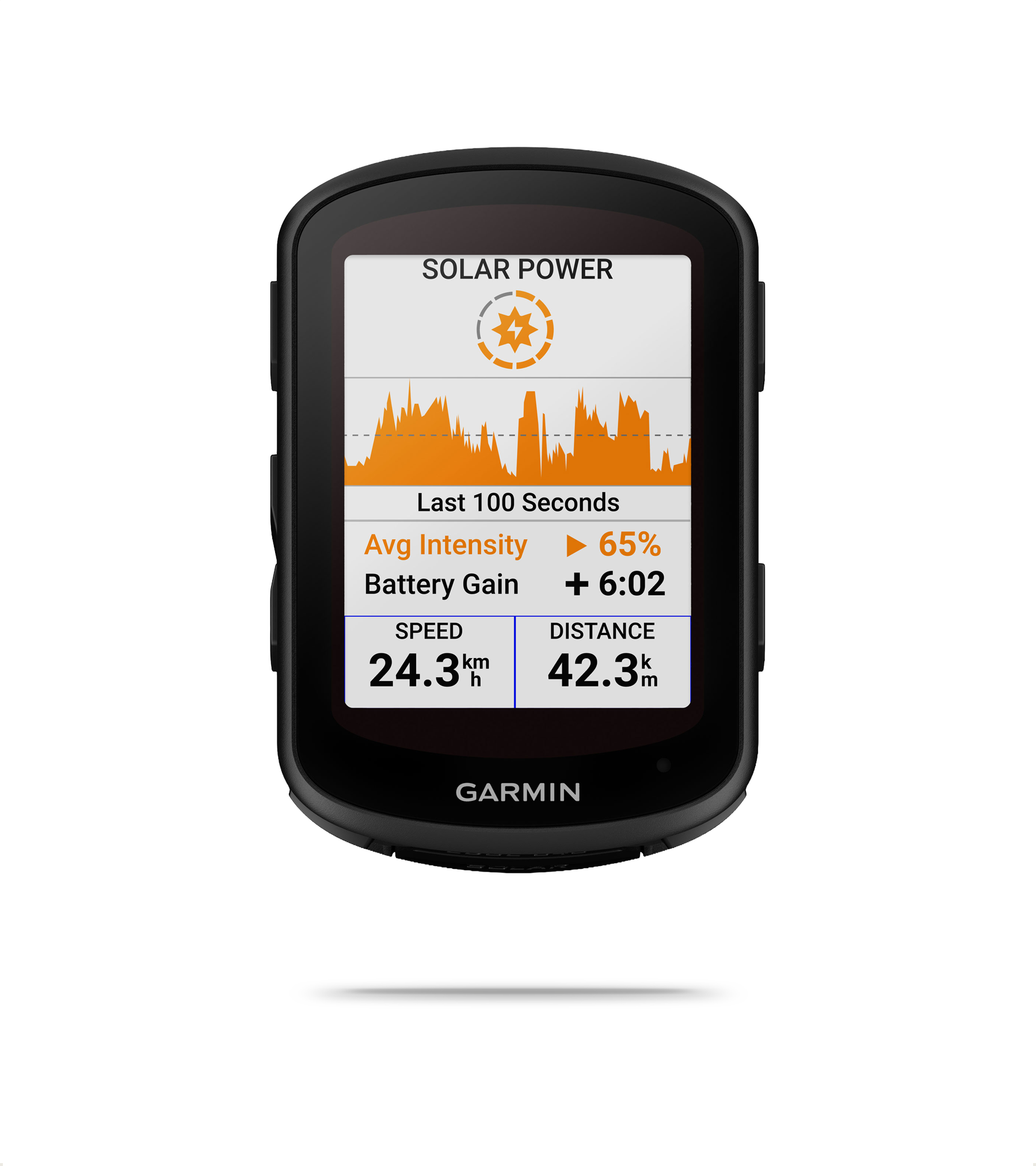 Edge 840 Solar GPS Cycling Computer With Handlebar Mount