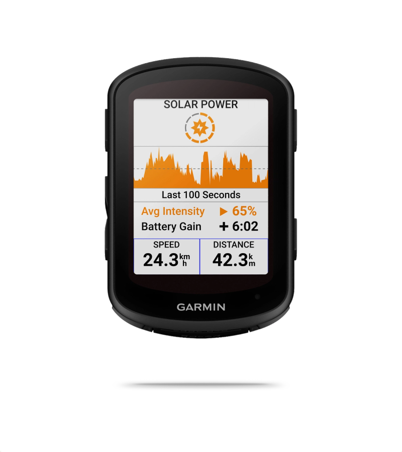 Edge 840 Solar GPS Cycling Computer With Handlebar Mount