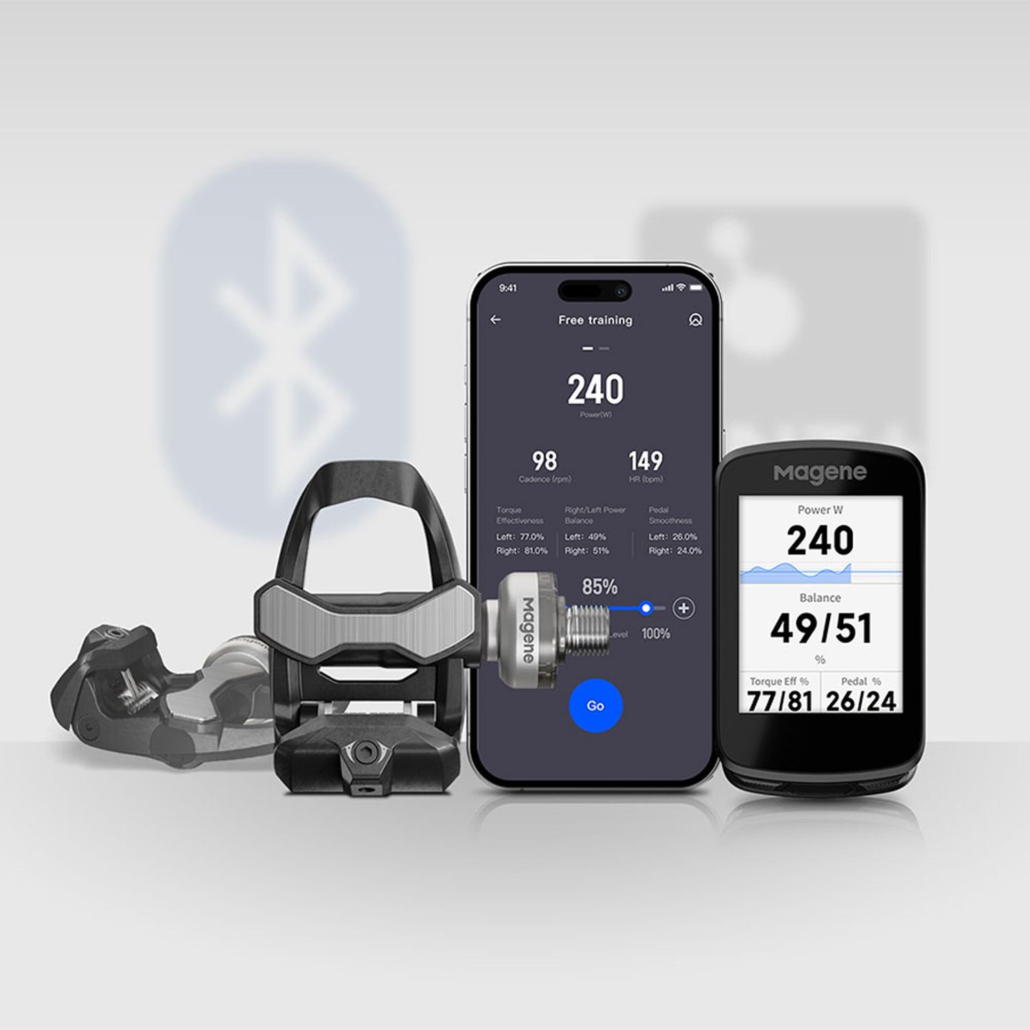 P715S Dual Sided Pedal Power Meter SPD-SL