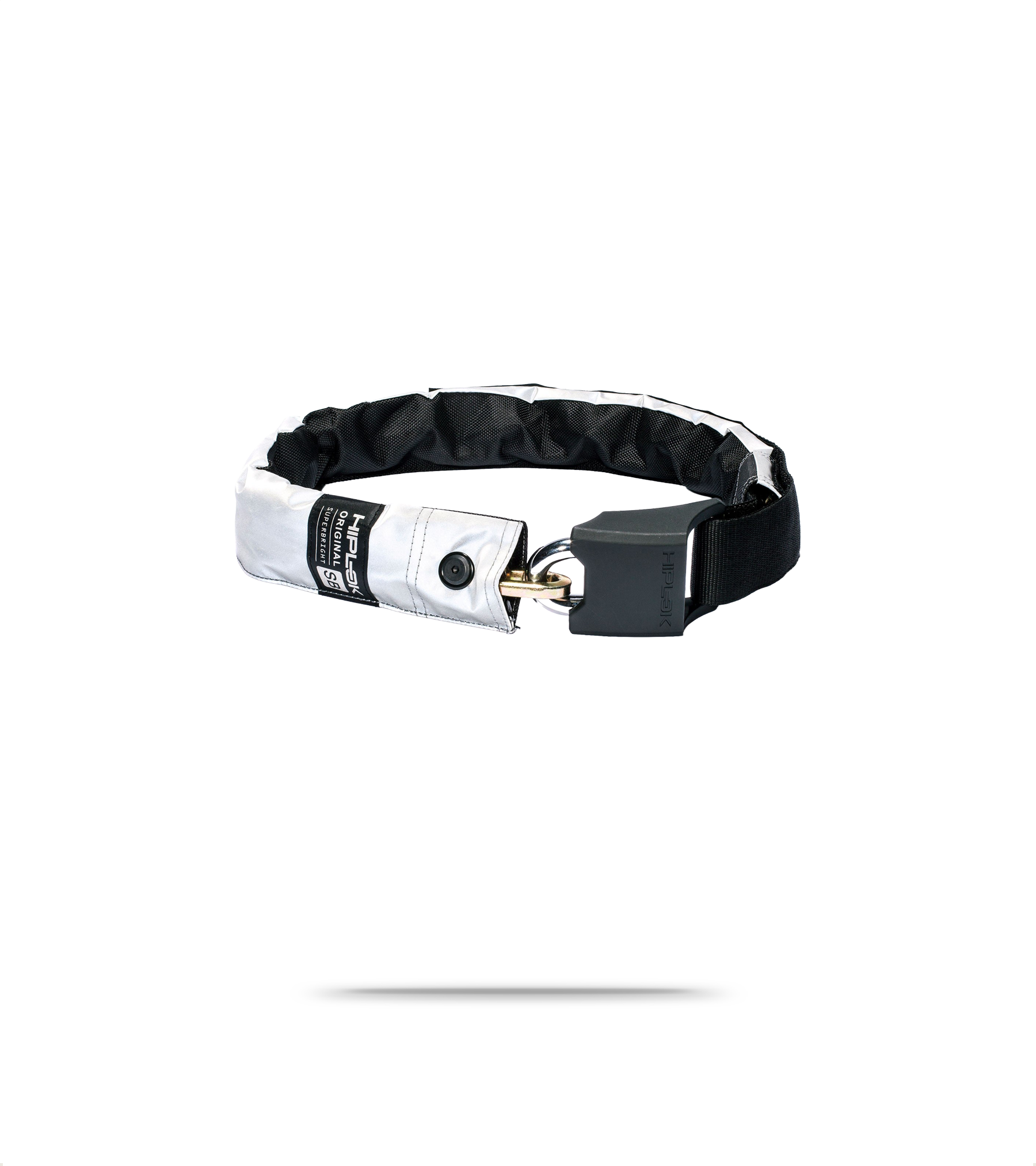 V1.5 Superbright Wearable Chain Lock Sold Secure Silver