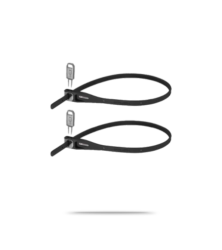 Z LOK Armoured Reusable Tie Bike Lock - Twin Pack
