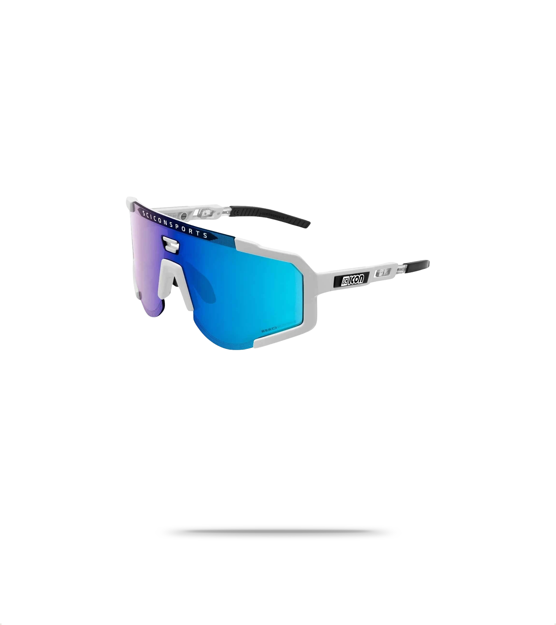 AEROSCOPE Photochromatic Multimirror White Gloss Sunglasses