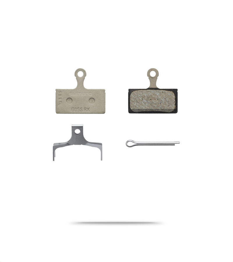 G05S-RX Steel Backed Disc Brake Pads - Resin