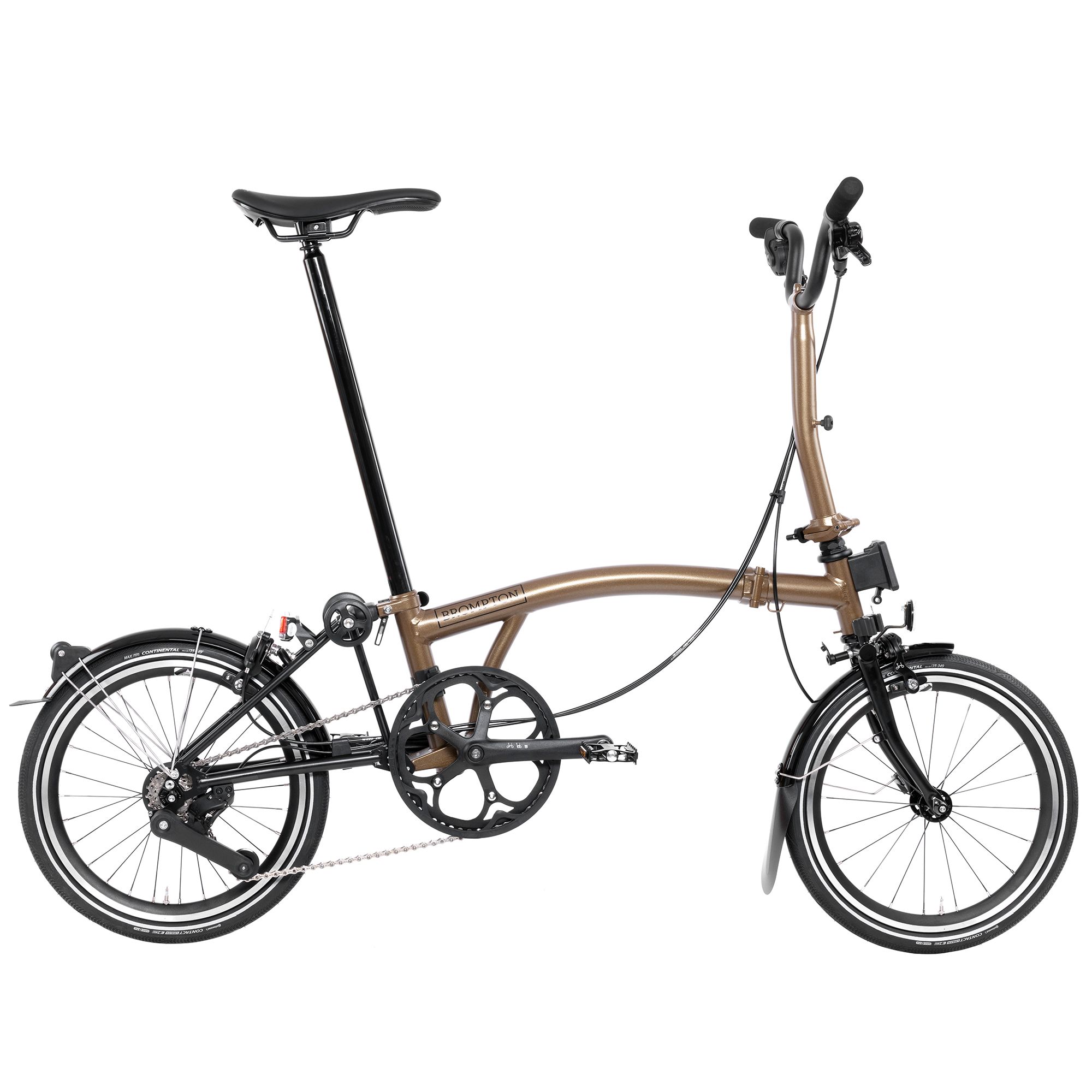 P Line 4 Speed Mid Bar Folding Bike 2025