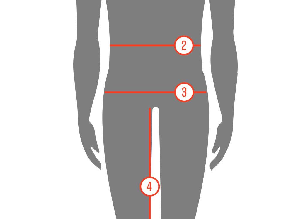 Specialized Men's International Size Guide