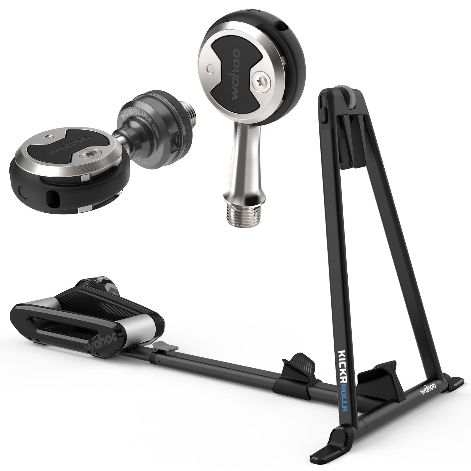 Wahoo KICKR ROLLR Smart Trainer & POWRLINK ZERO Left Sided Power
