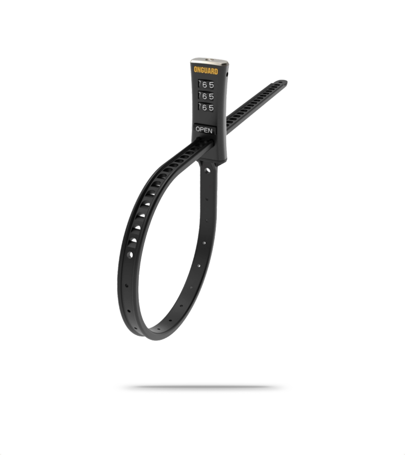 Combination Lightweight Zip-Tie Bike Lock