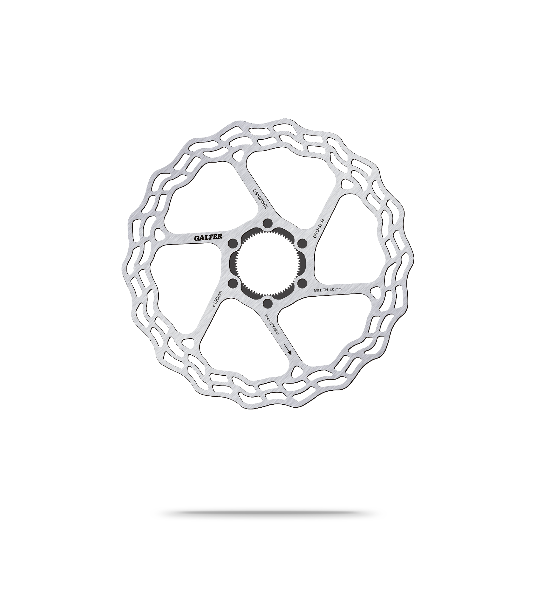 Wave Road Centre Lock Disc Brake Rotor