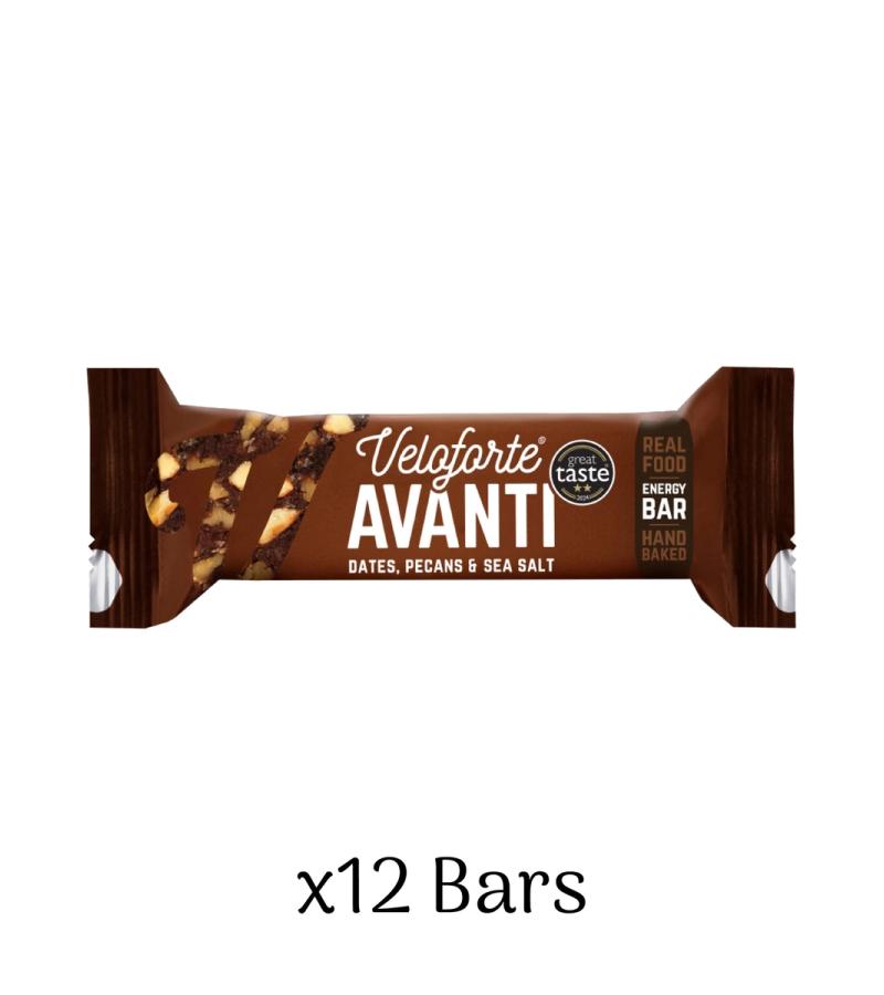 Avanti Natural Energy Bar with Sea Salt Box of 12 x 62g Bars