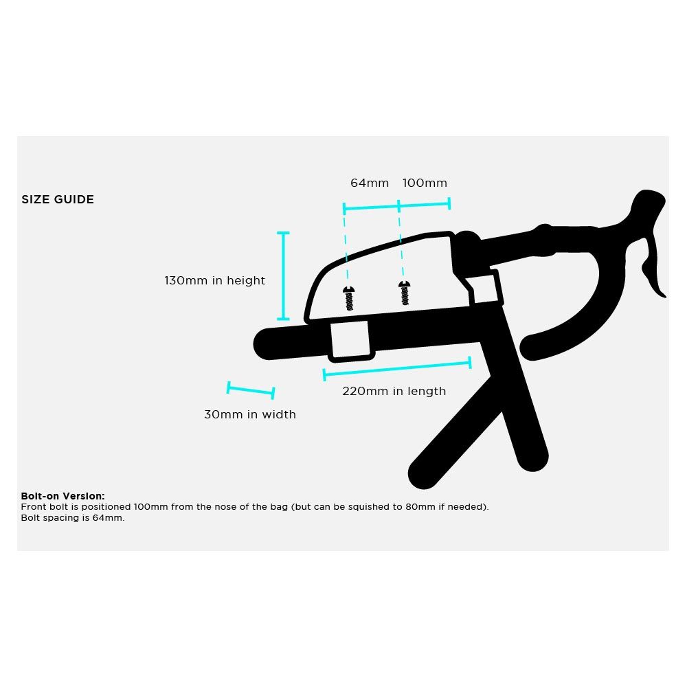 Bolt-On Top Tube Bag 0.8L