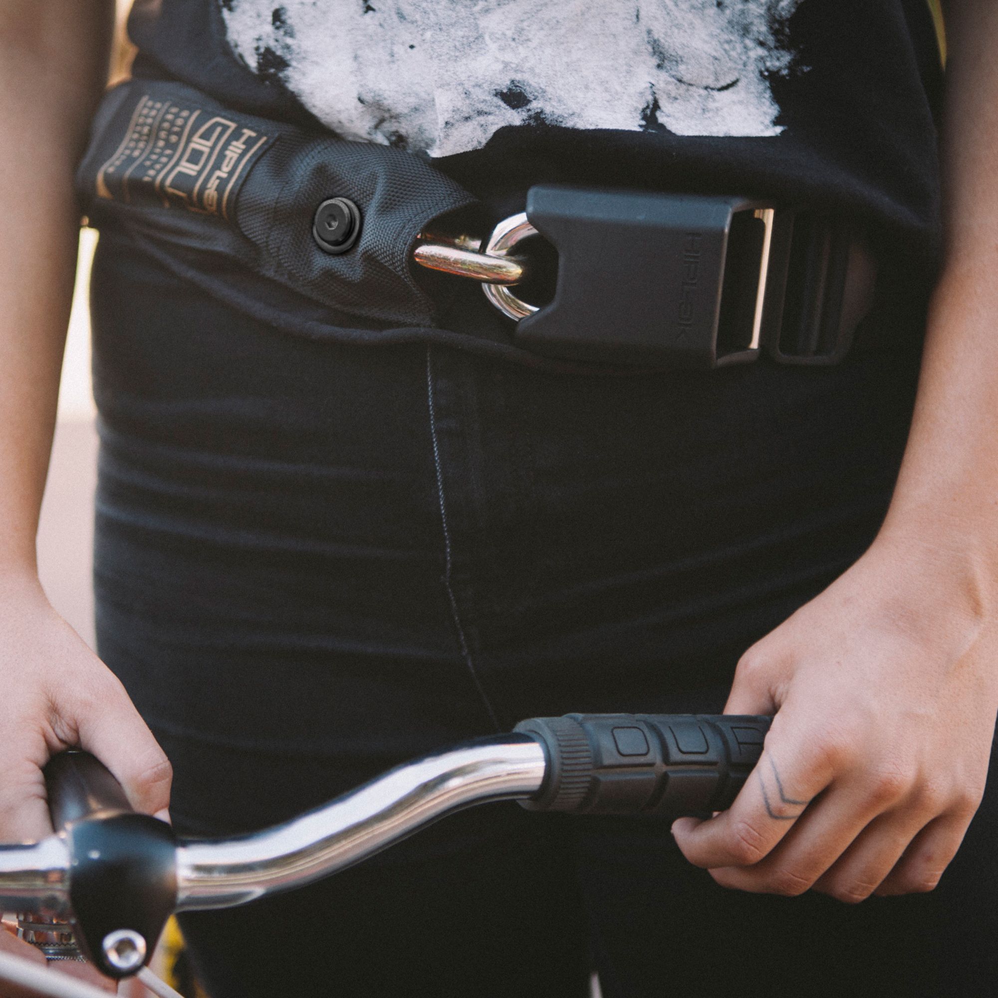 Gold Wearable Chain Lock Sold Secure Gold