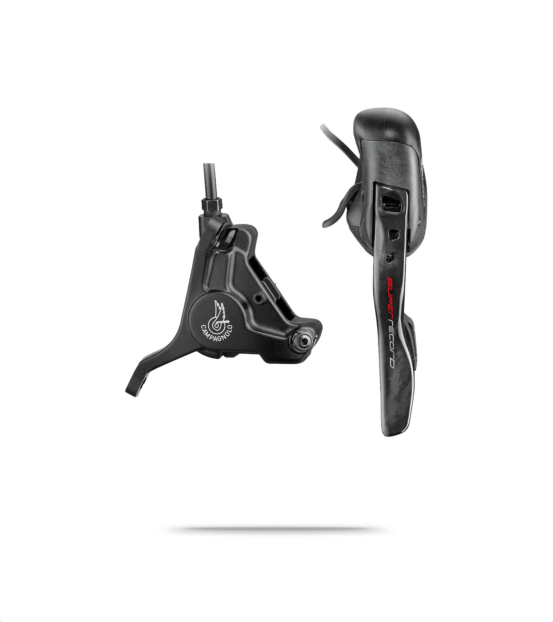 Super Record EPS 12S Left Hydraulic Lever/Rear 160 Caliper