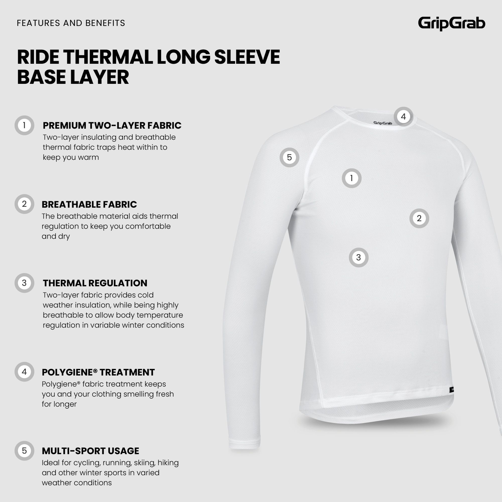 RIDE Thermal Long Sleeve Base Layer
